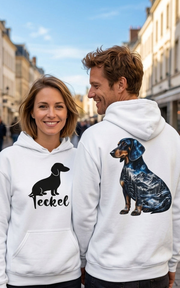 Sweatshirt à Capuche Teckel – Silhouette