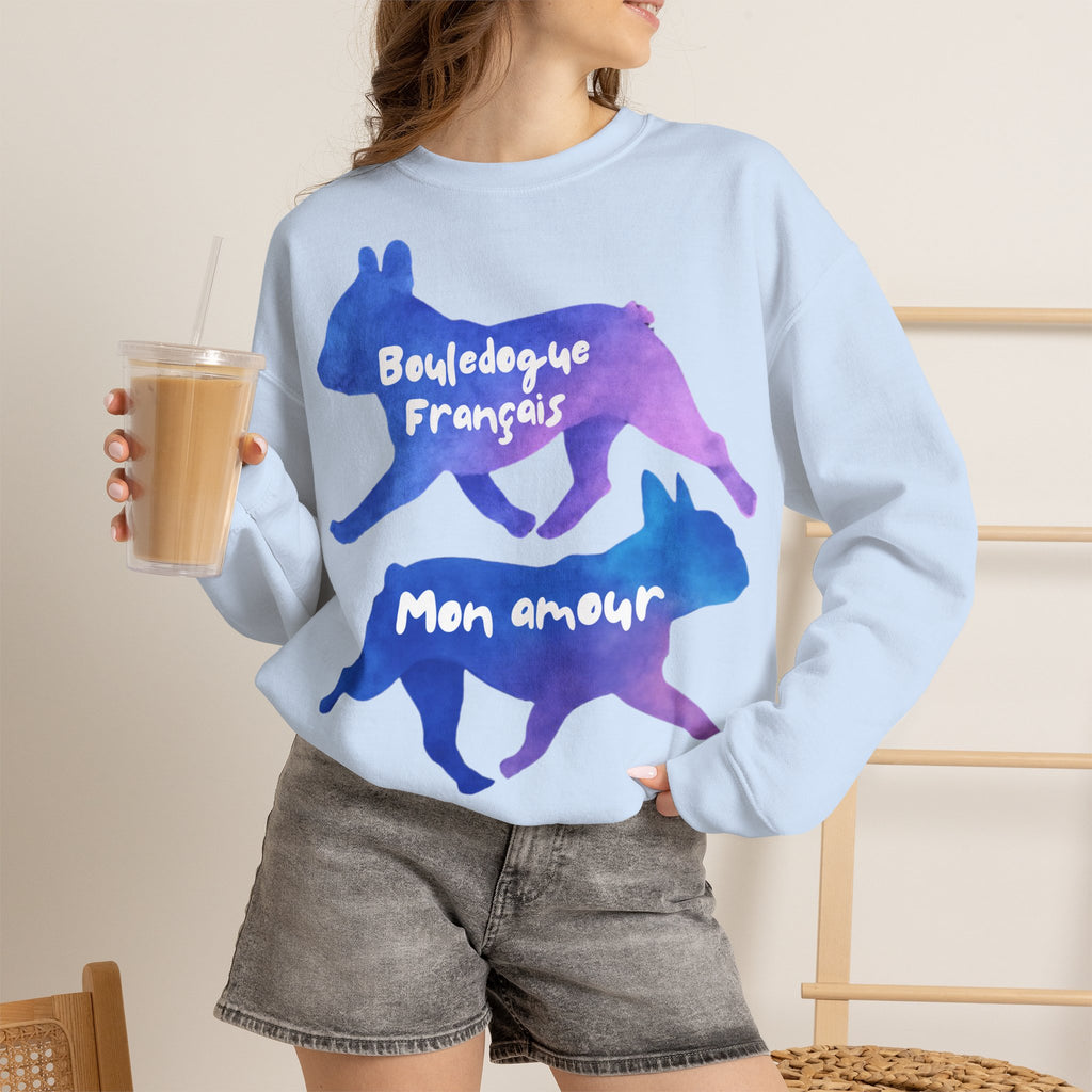 Sweatshirt Bouledogue Français – Bouledogue Français Mon Amour