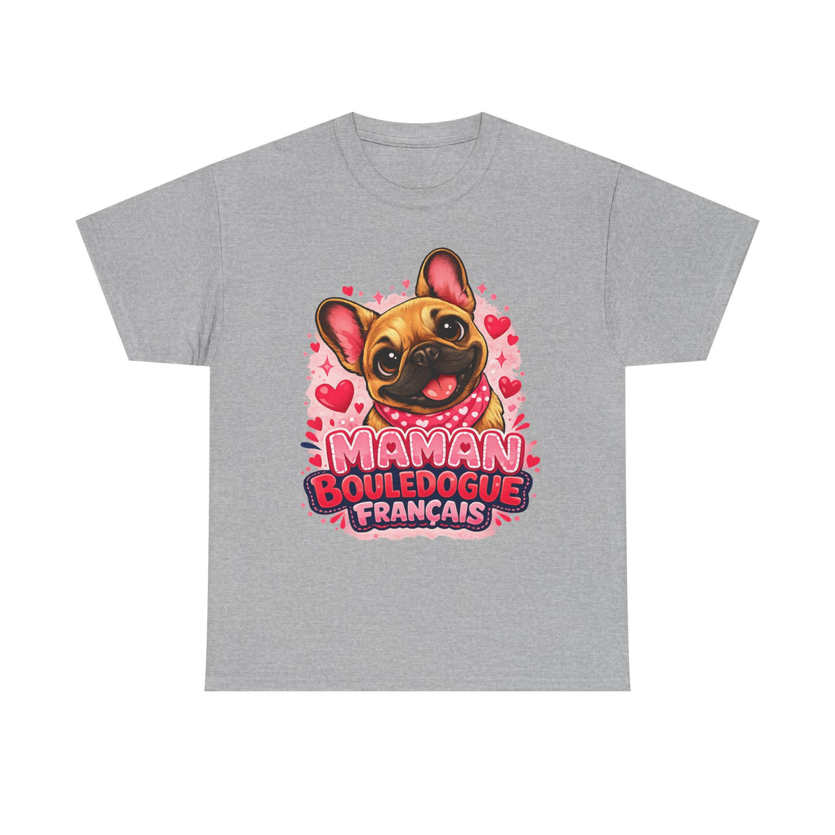 T-Shirt Femme Bouledogue Français – Maman Frenchie Cadeau