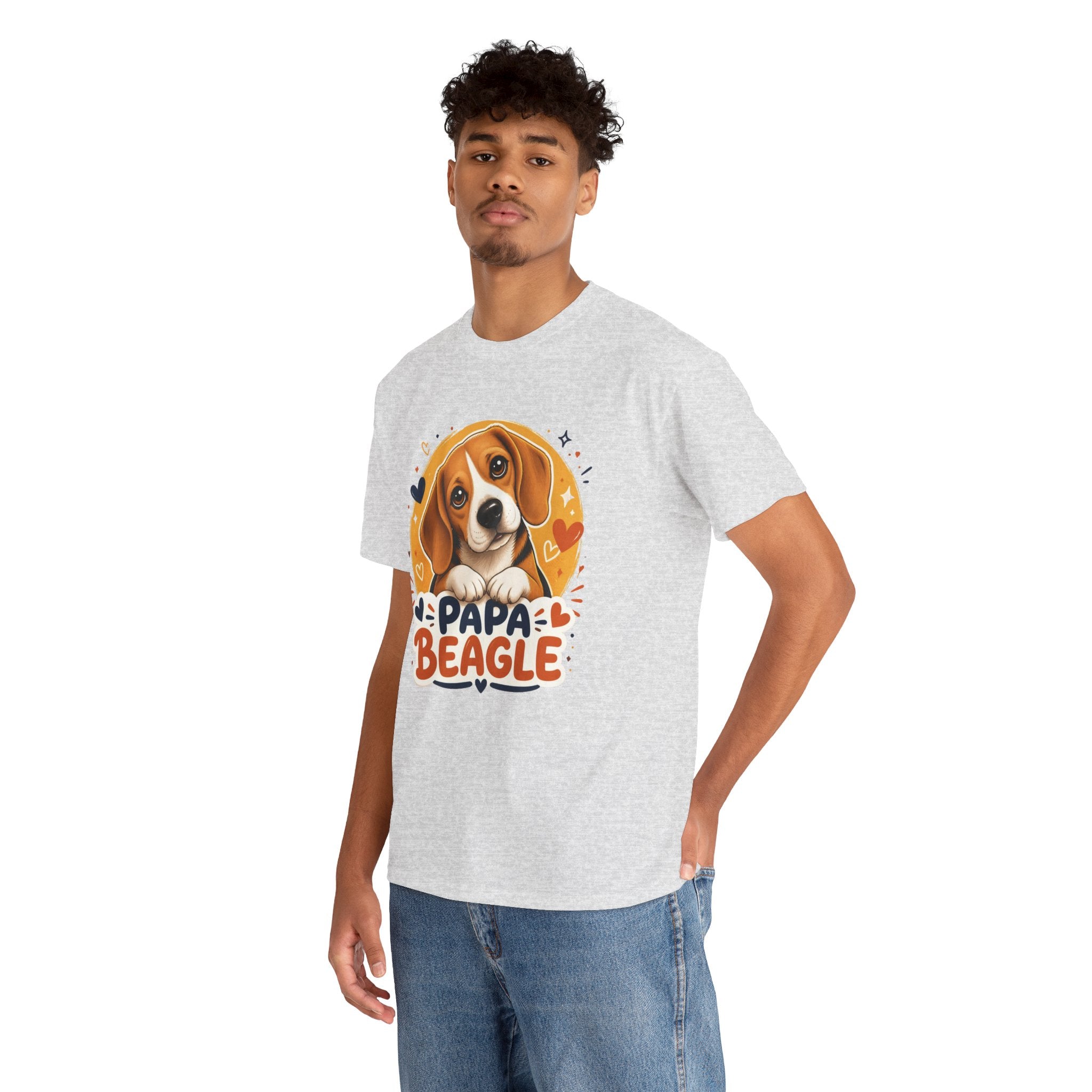 T-Shirt Homme Beagle – Papa Beagle Graphique