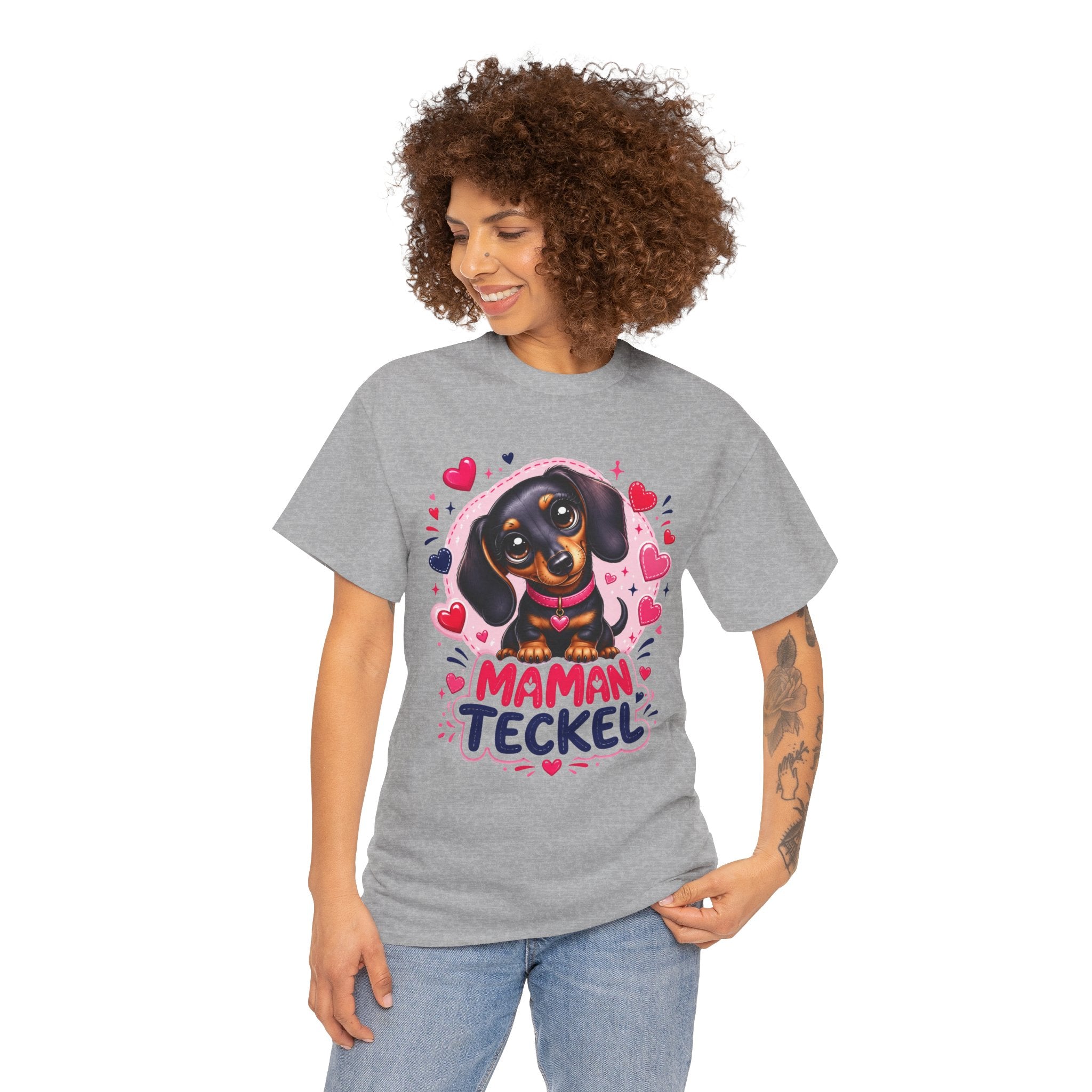 T-Shirt Femme Teckel – Maman Teckel Cadeau