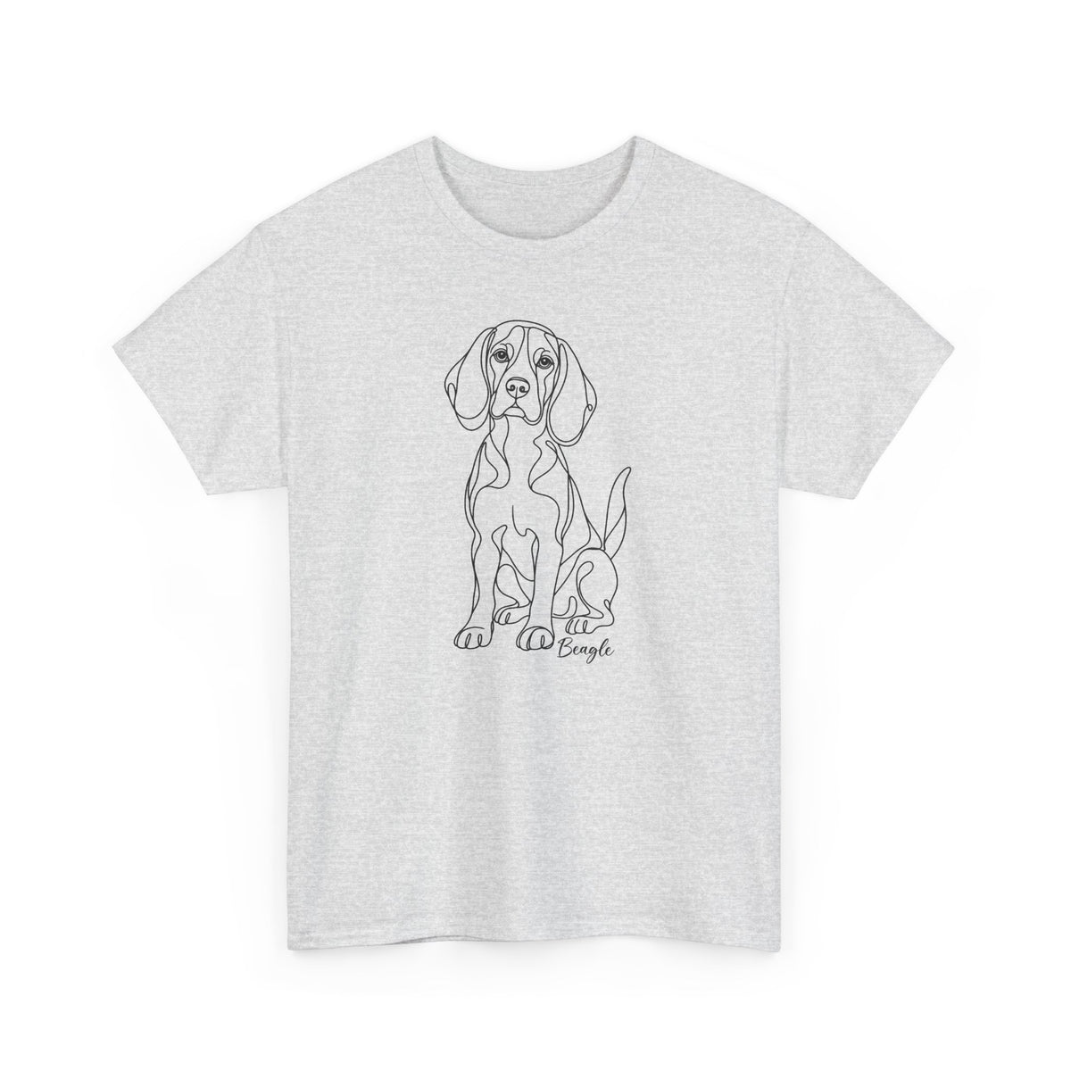 T-Shirt Beagle – Illustration Trait Recto Verso