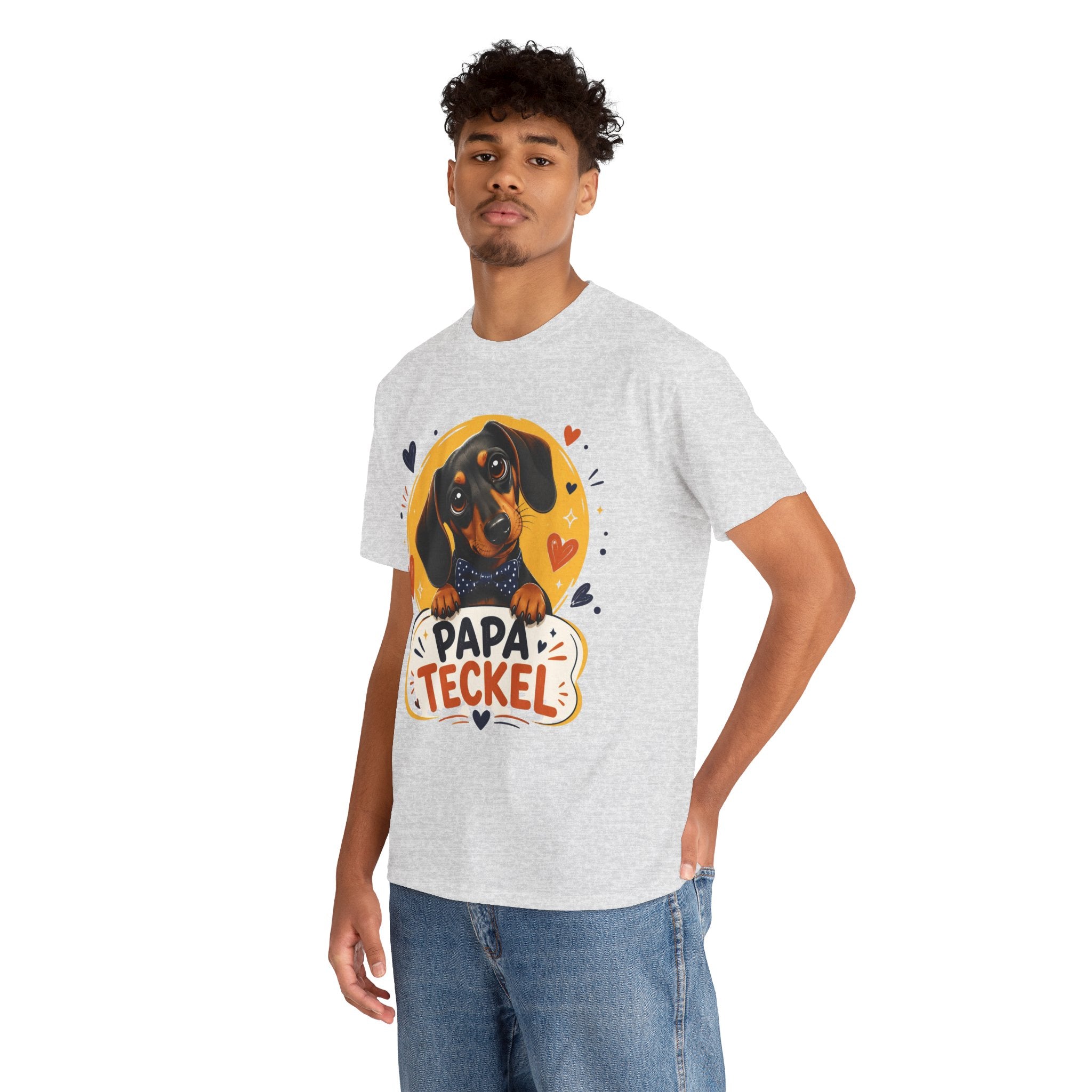 T-Shirt Homme Teckel – Papa Teckel Cadeau