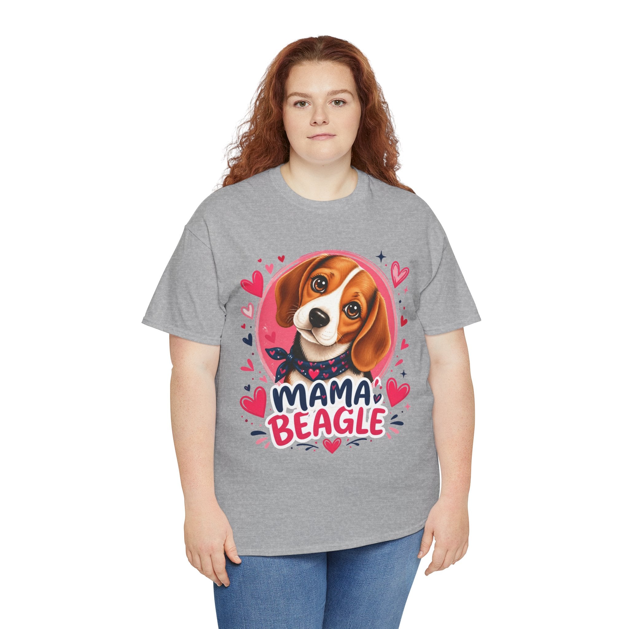 T-Shirt Femme Beagle – Maman Beagle Graphique