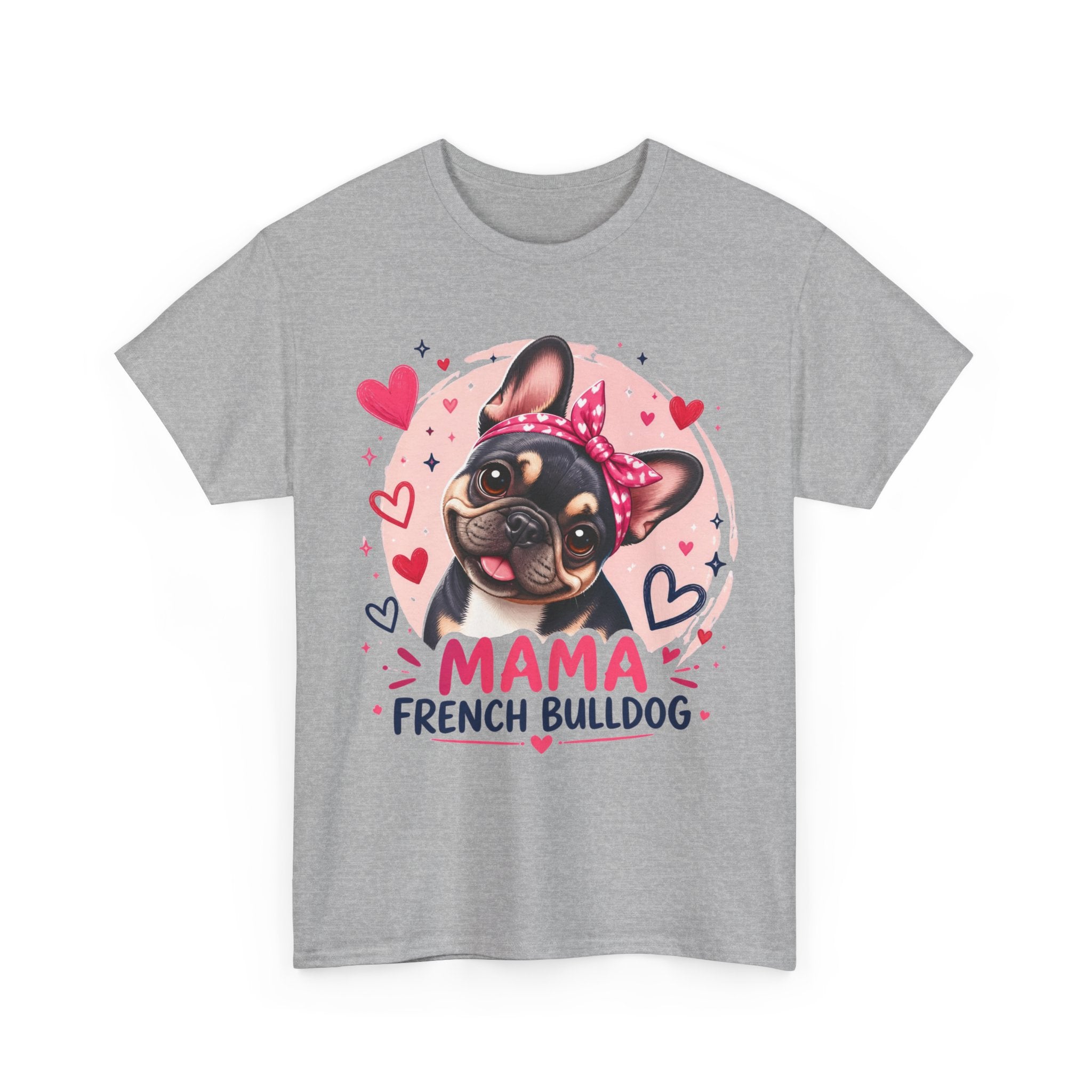T-Shirt Femme Bouledogue Français – Mama Frenchie Graphique
