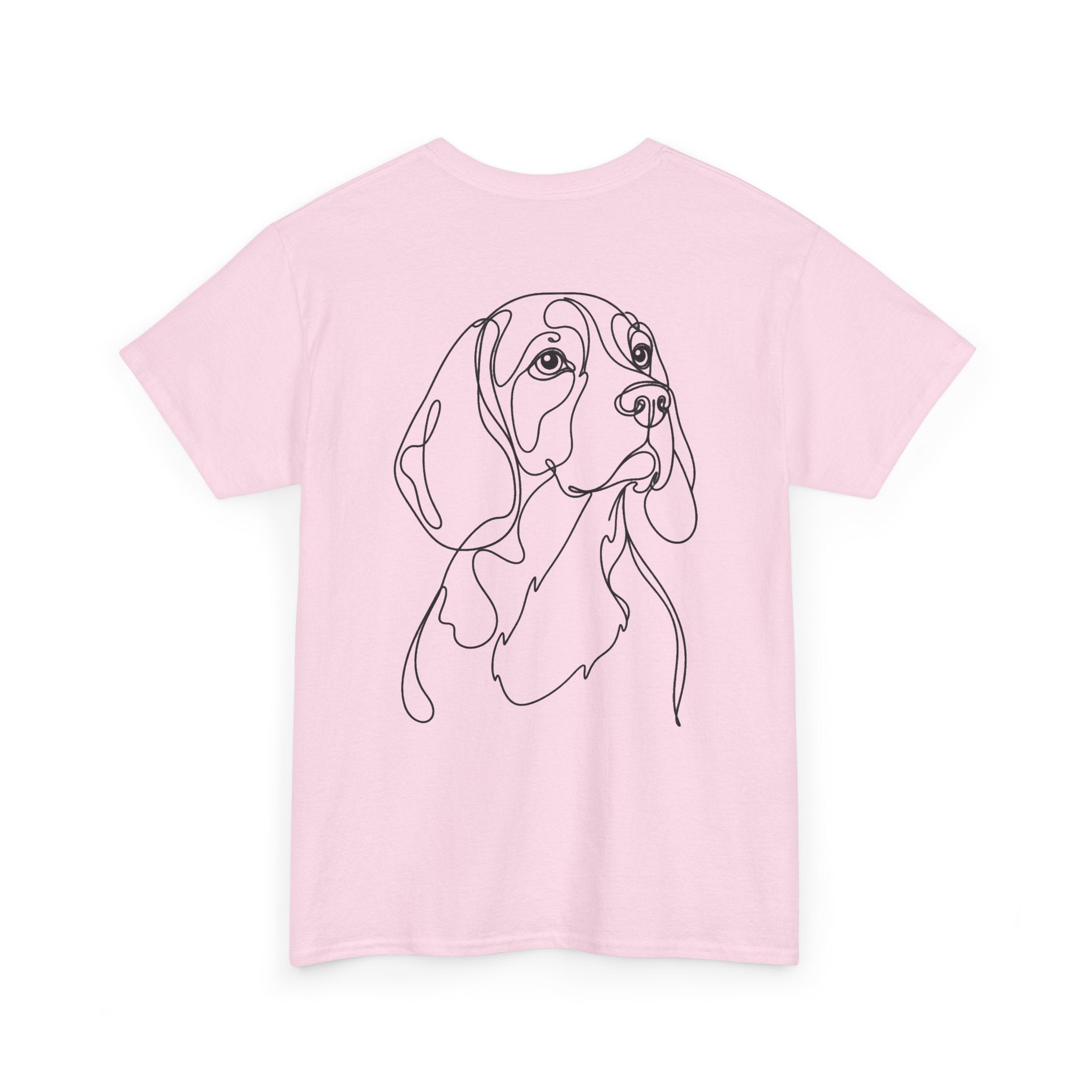 T-Shirt Beagle – Illustration Trait Recto Verso