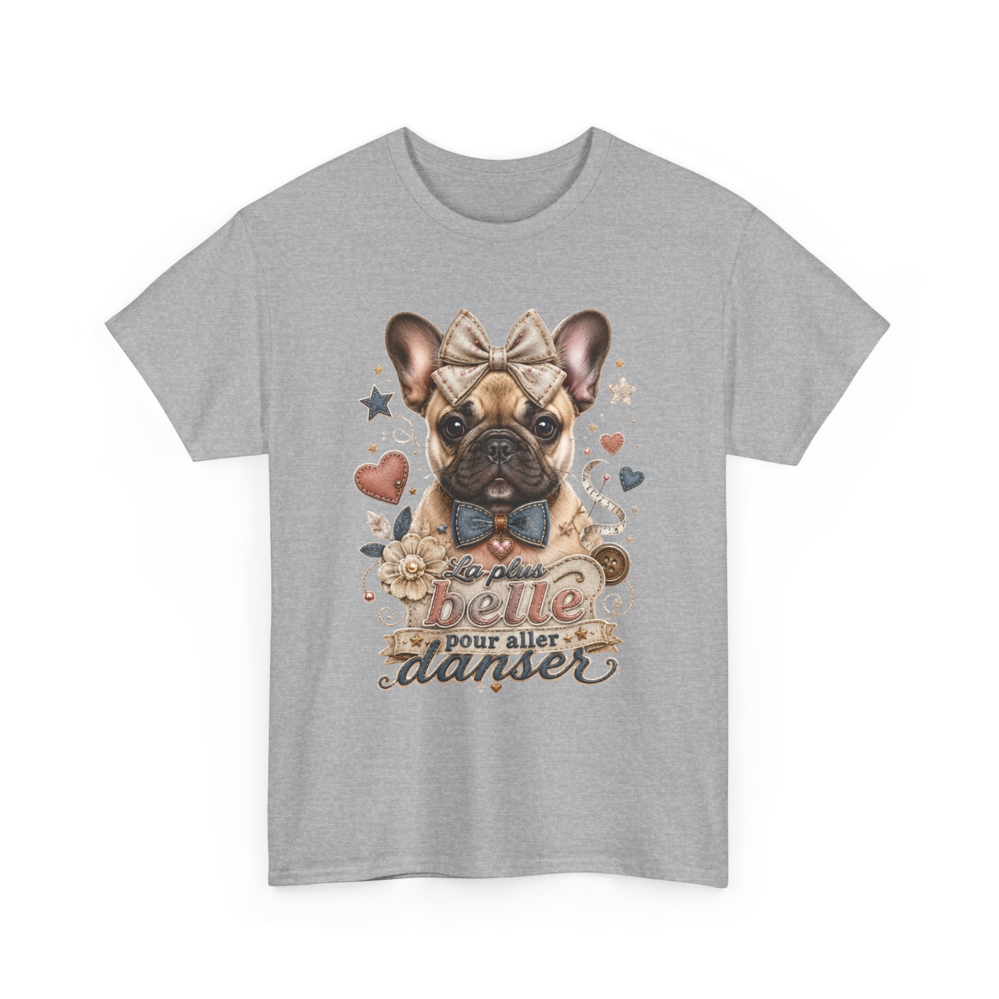 T-Shirt Femme Bouledogue Français – La Plus Belle Pour Danser