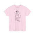 T-Shirt Beagle – Illustration Trait Recto Verso