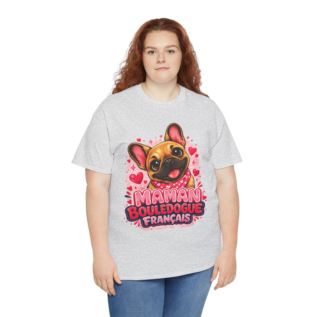 T-Shirt Femme Bouledogue Français – Maman Frenchie Cadeau