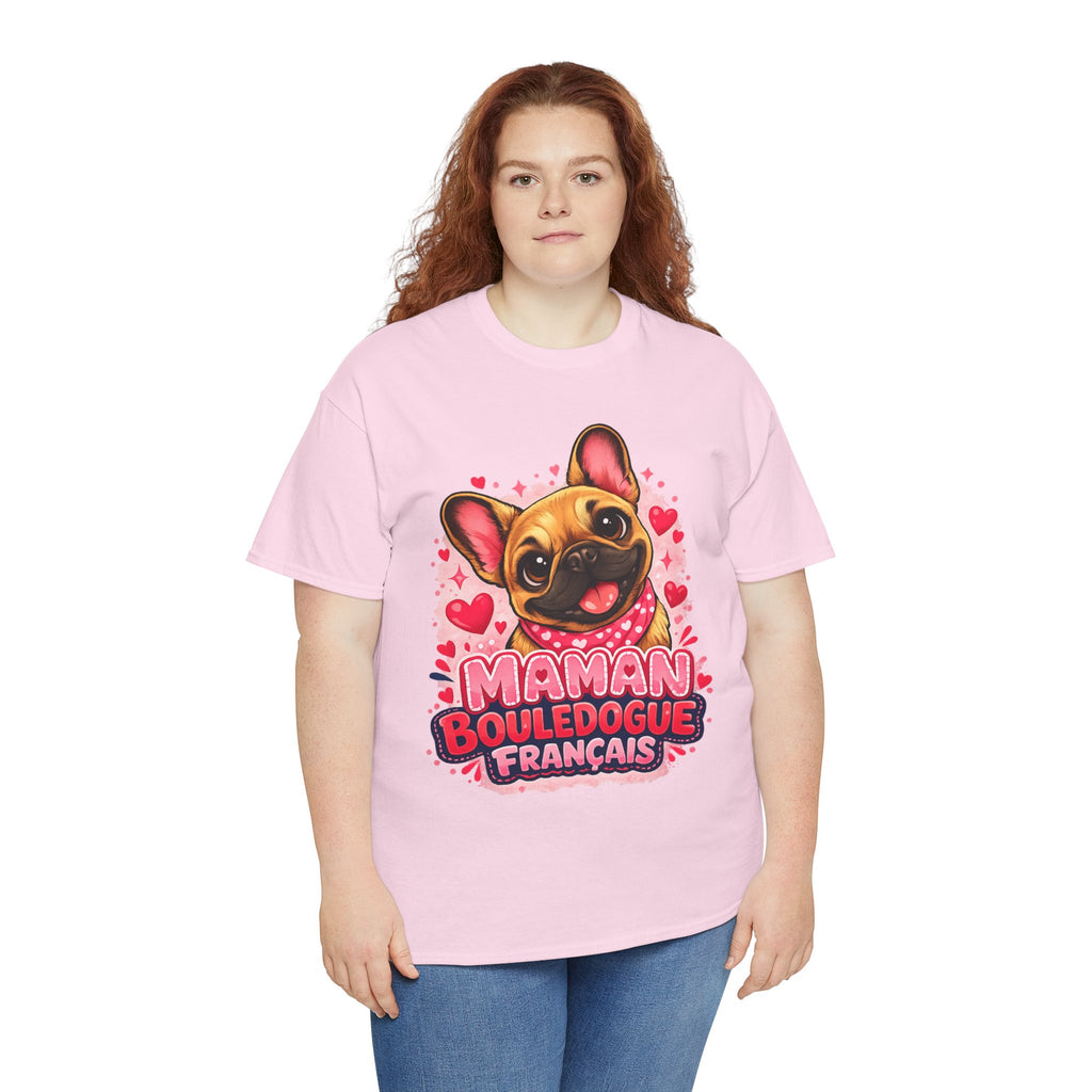 T-Shirt Femme Bouledogue Français – Maman Frenchie Cadeau