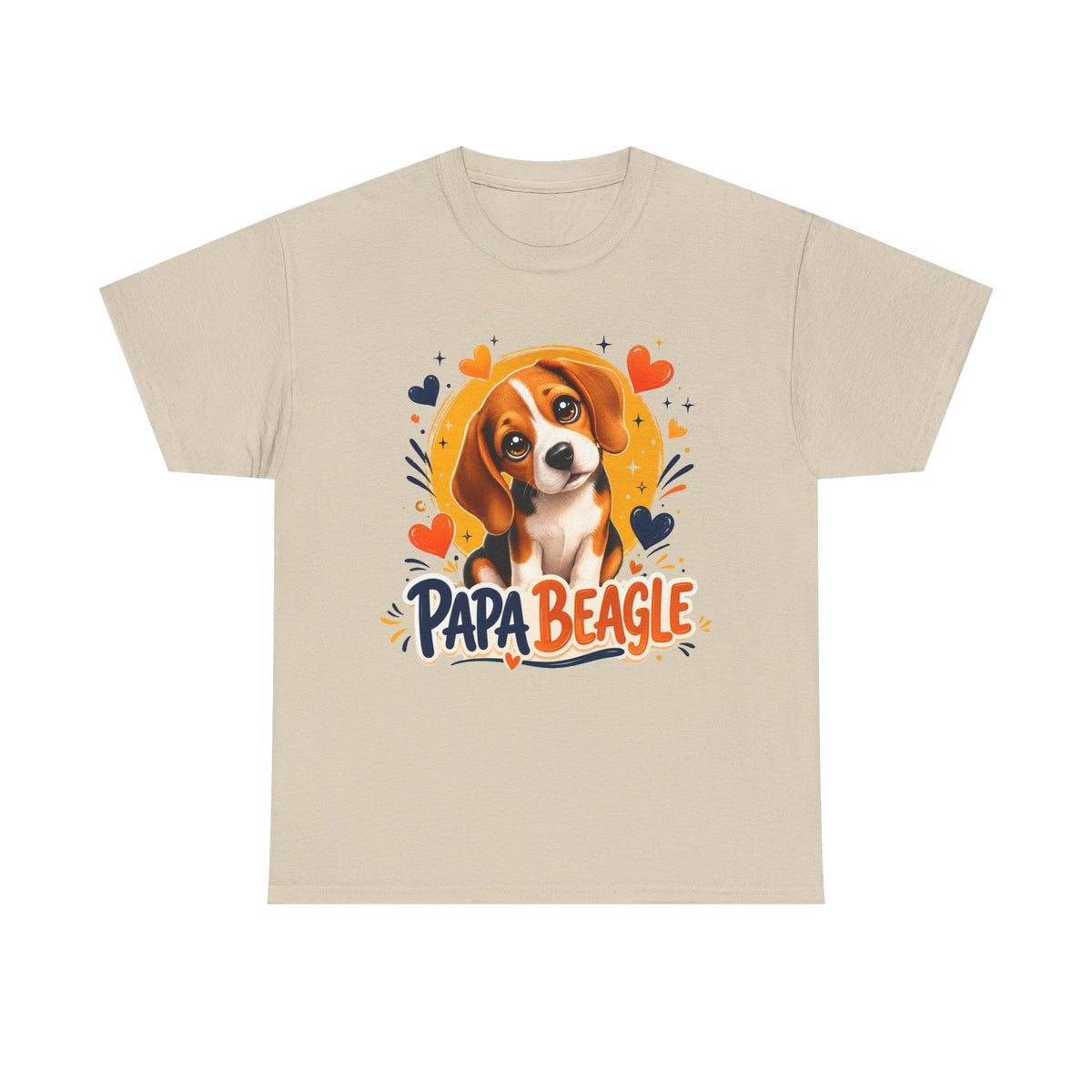 T-Shirt Homme Beagle – Papa Beagle Cadeau Fête des Pères