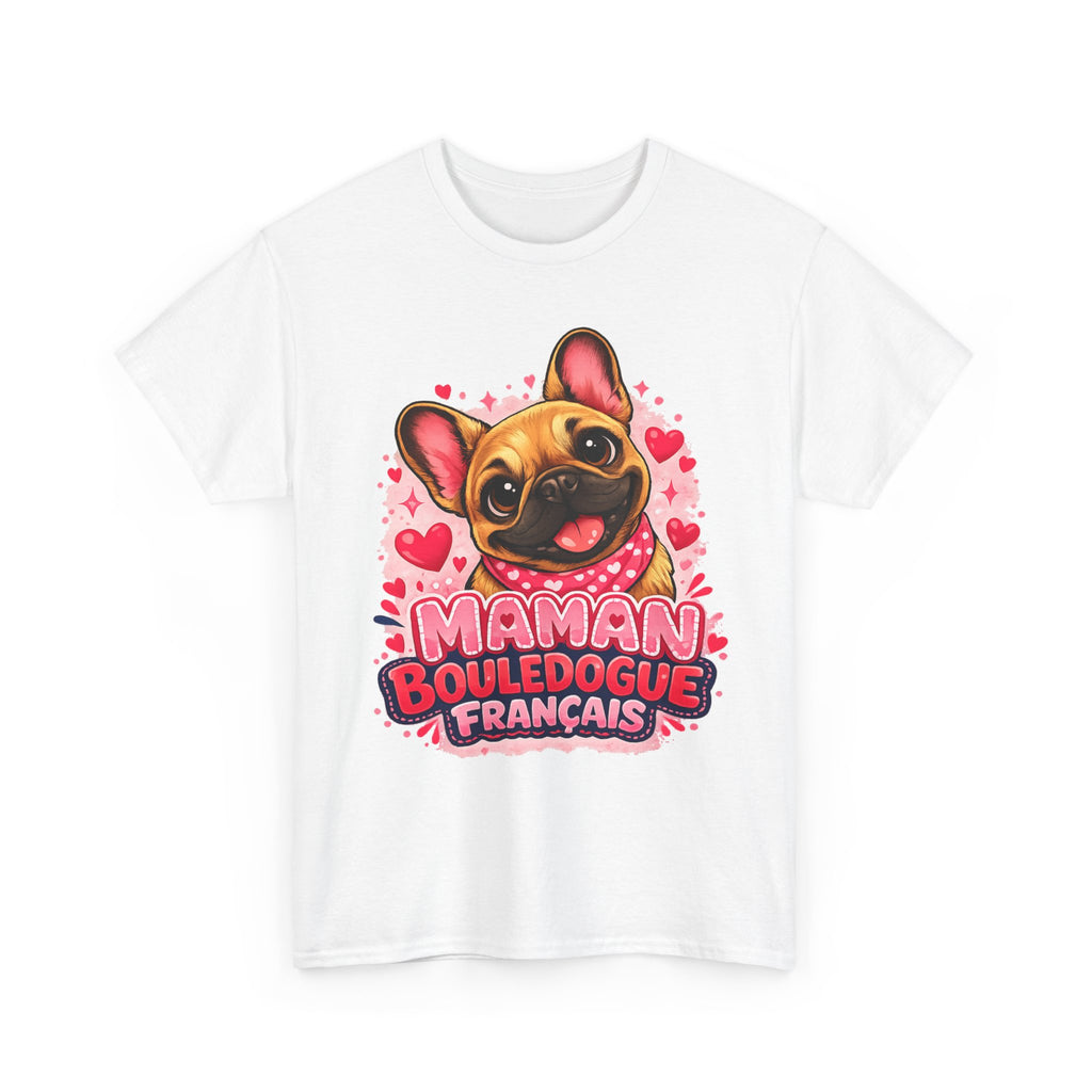 T-Shirt Femme Bouledogue Français – Maman Frenchie Cadeau