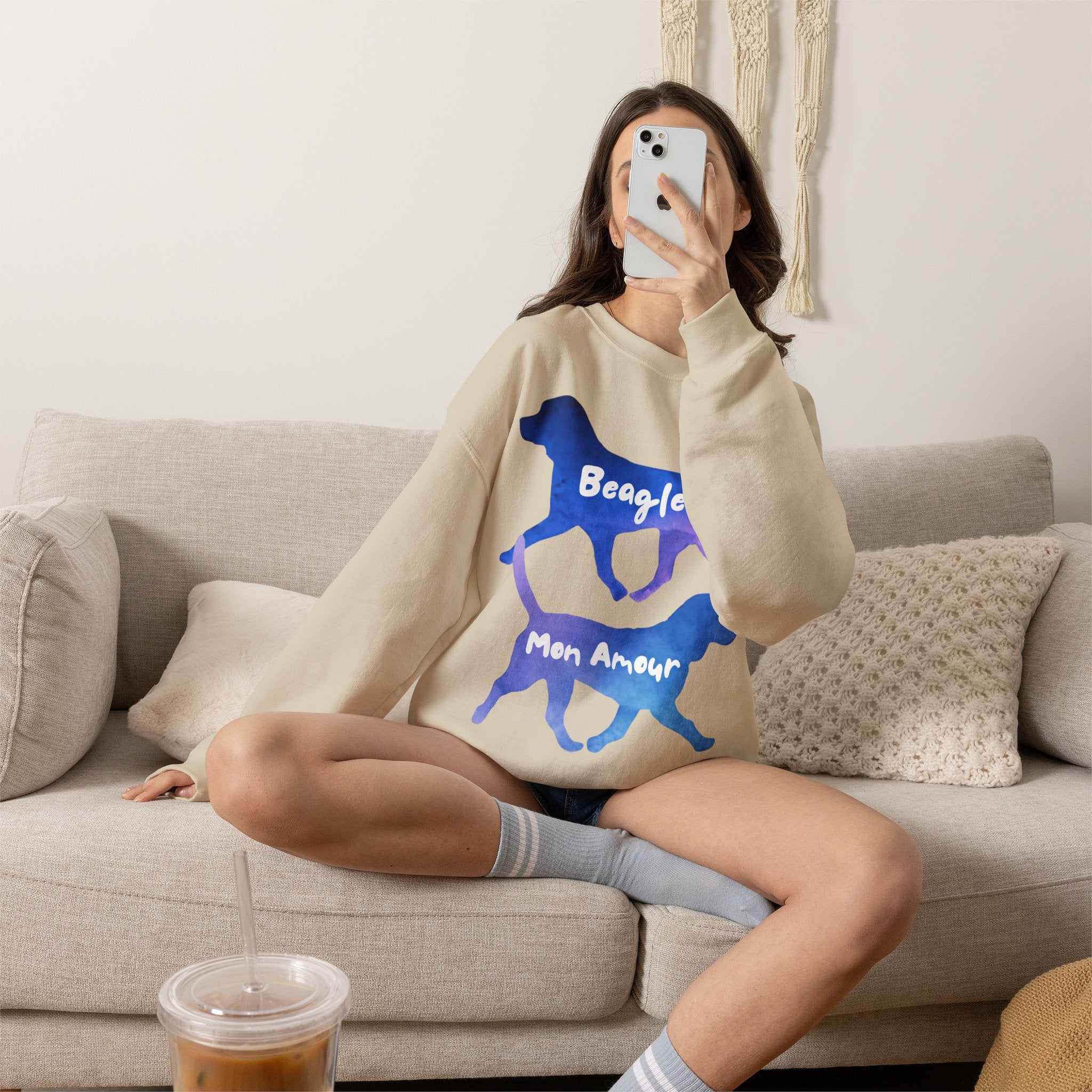 Sweatshirt Beagle – Beagle Mon Amour Cadeau Amoureux Chien