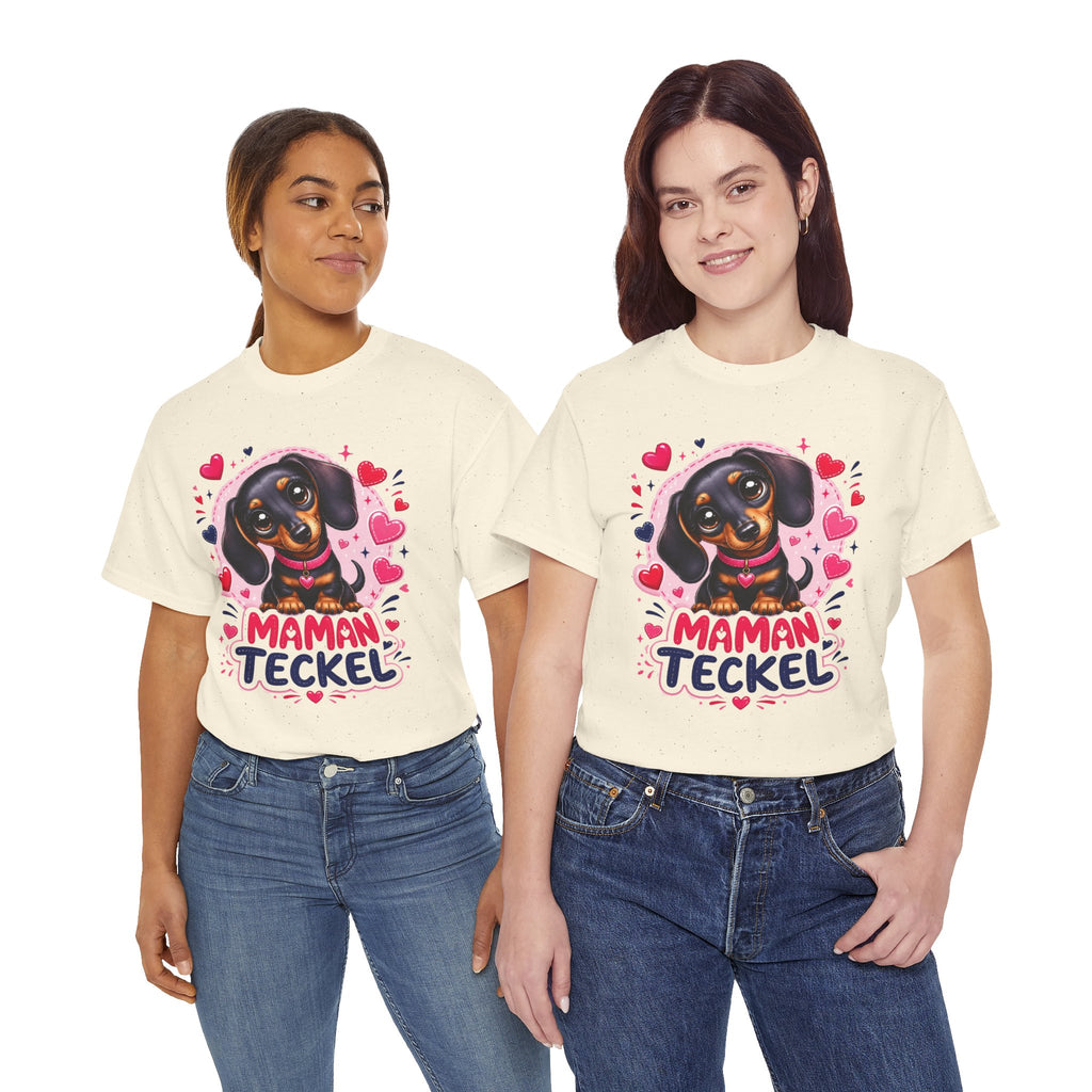 T-Shirt Femme Teckel – Maman Teckel Cadeau