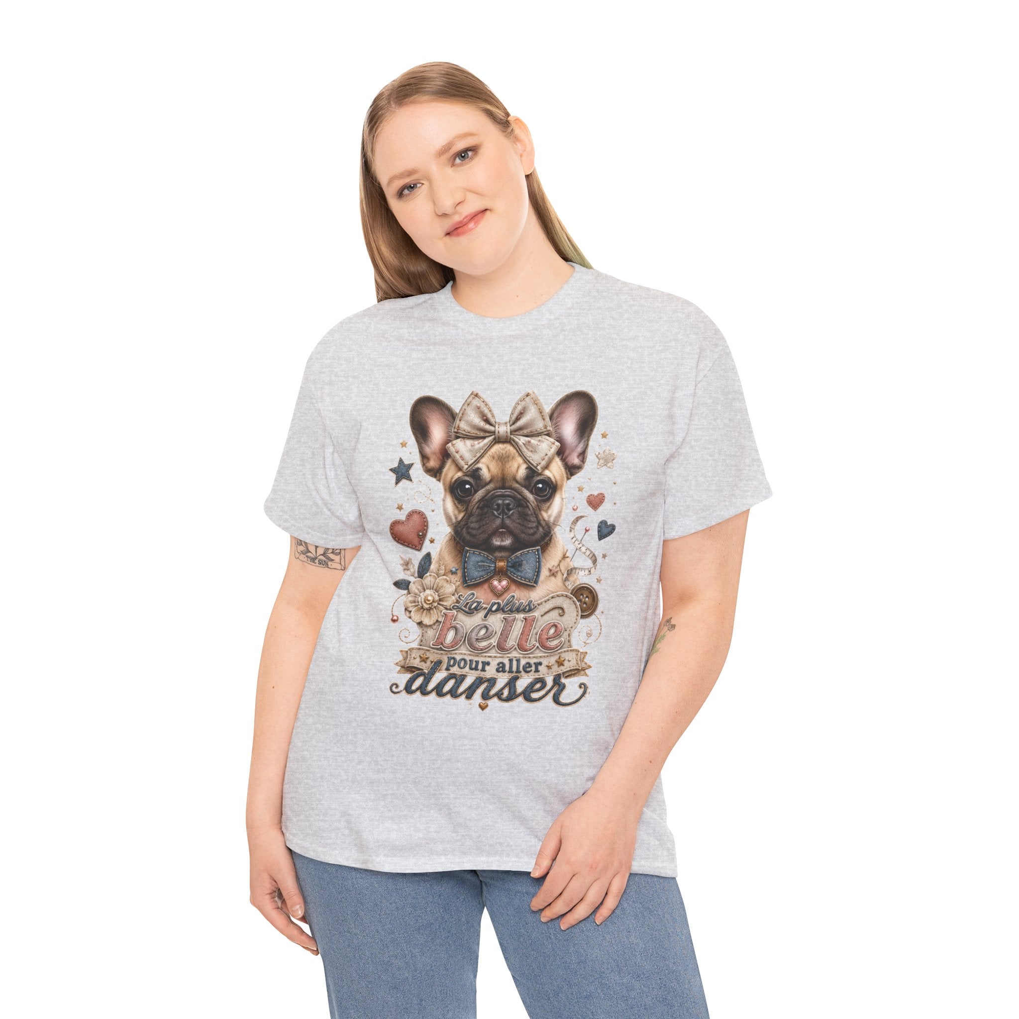 T-Shirt Femme Bouledogue Français – La Plus Belle Pour Danser
