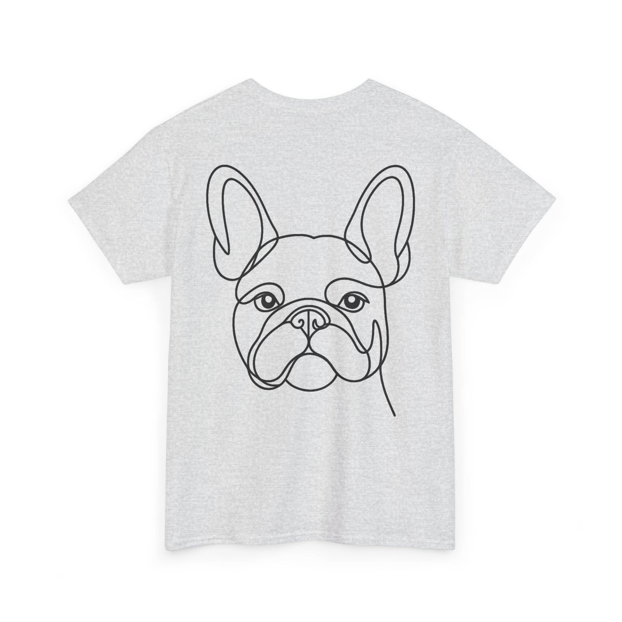 T-Shirt Bouledogue Français – Illustration Trait Recto Verso