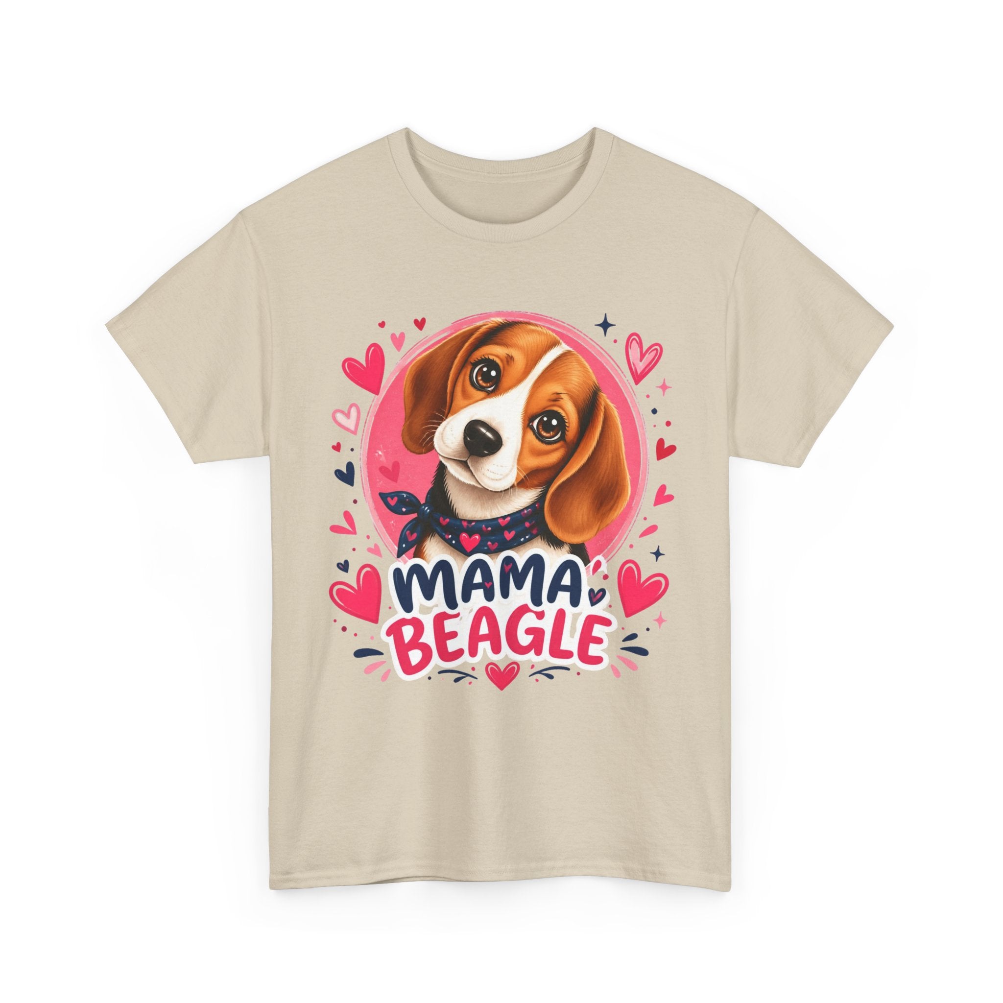 T-Shirt Femme Beagle – Maman Beagle Graphique