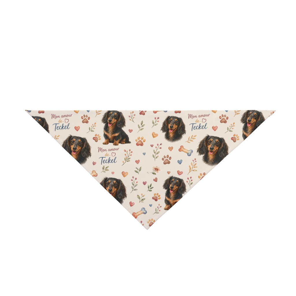 Bandana Teckel - J'aime mon Teckel Couleurs