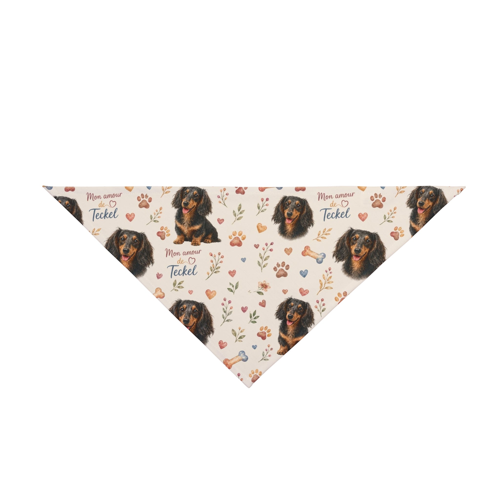 Bandana Teckel - J'aime mon Teckel Couleurs