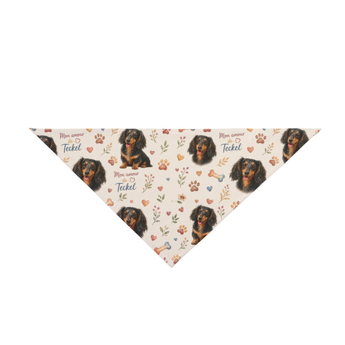 Bandana Teckel - J'aime mon Teckel Couleurs