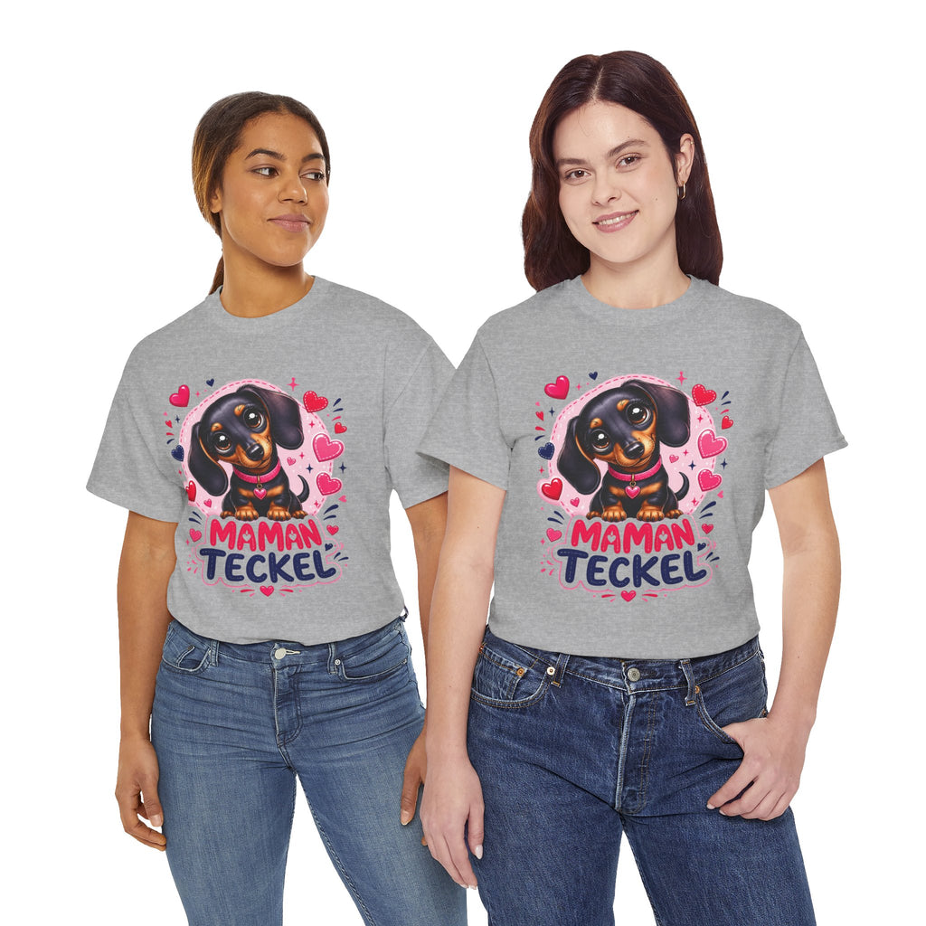 T-Shirt Femme Teckel – Maman Teckel Cadeau