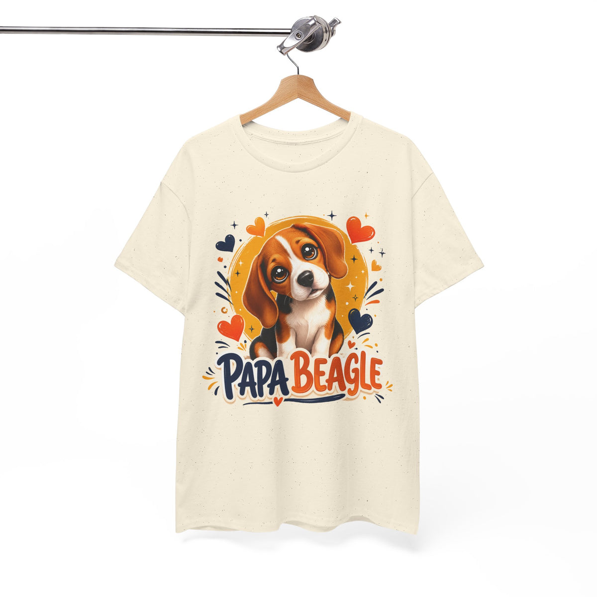 T-Shirt Homme Beagle – Papa Beagle Cadeau Fête des Pères