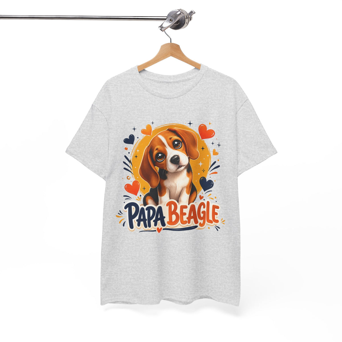 T-Shirt Homme Beagle – Papa Beagle Cadeau Fête des Pères