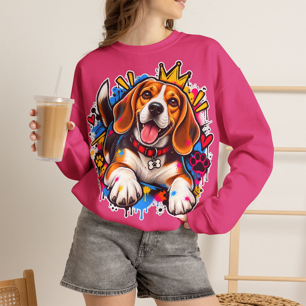 Sweatshirt Beagle – Beagle Coloré Graffiti