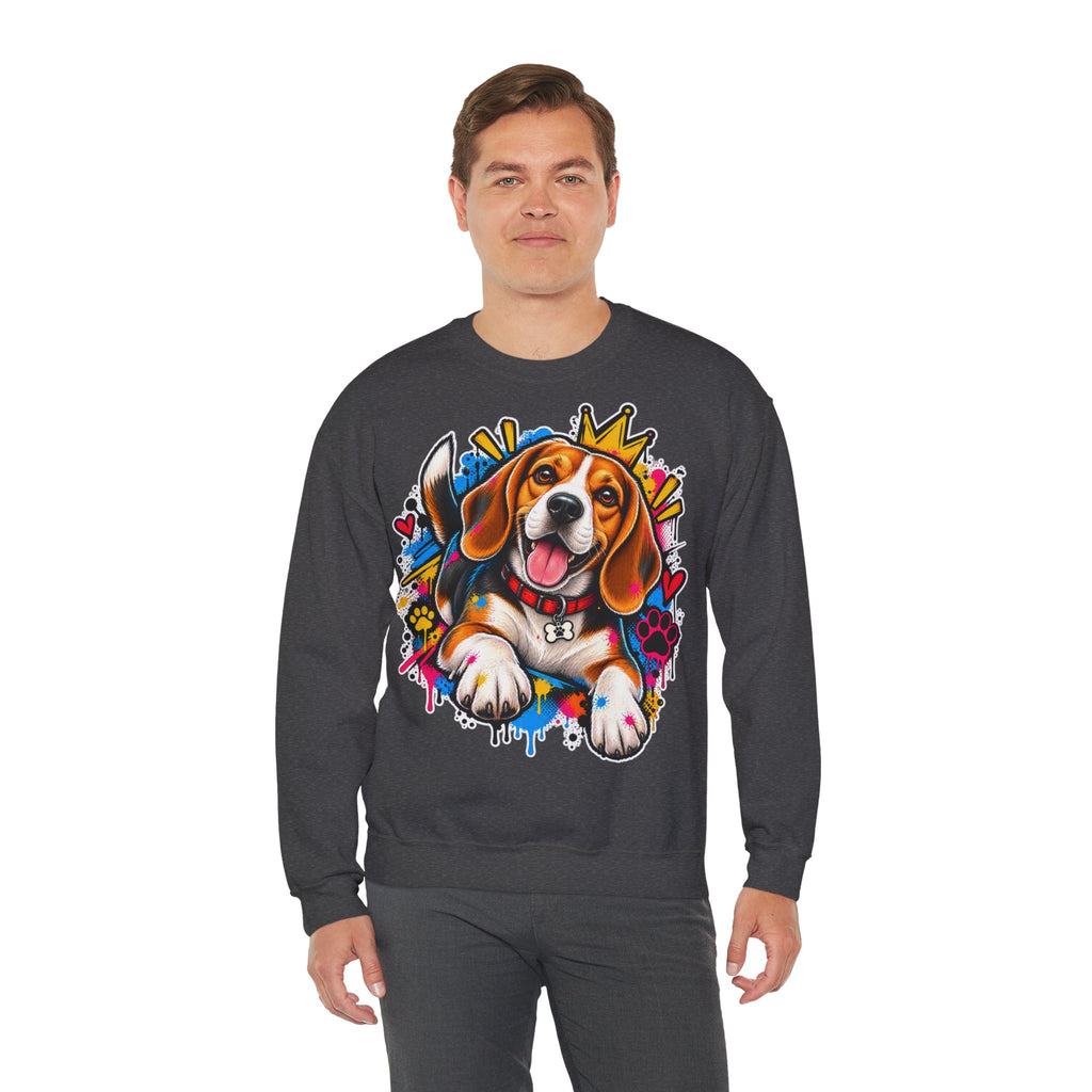 Sweatshirt Beagle – Beagle Coloré Graffiti