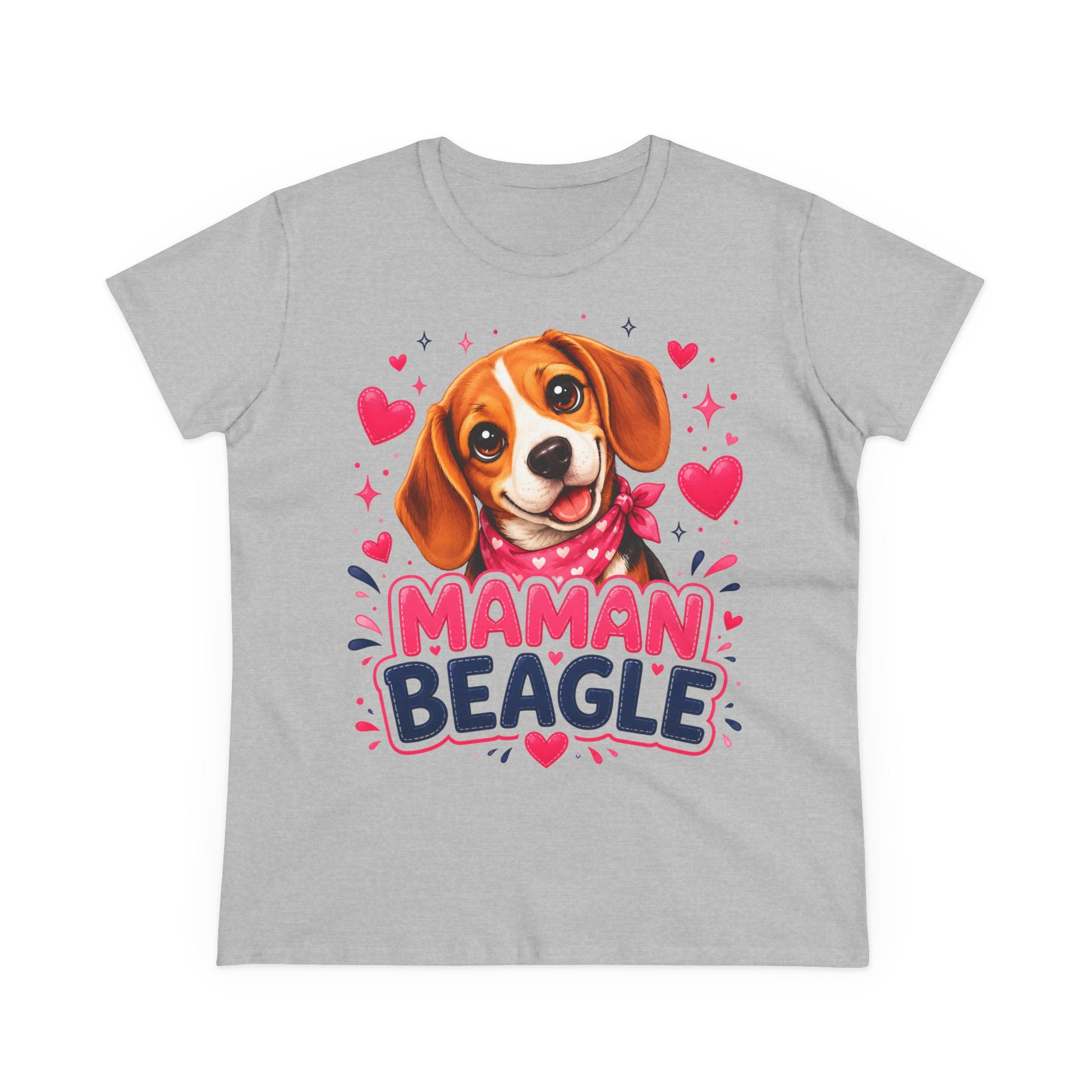 T‑Shirt Femme Beagle - Maman Beagle
