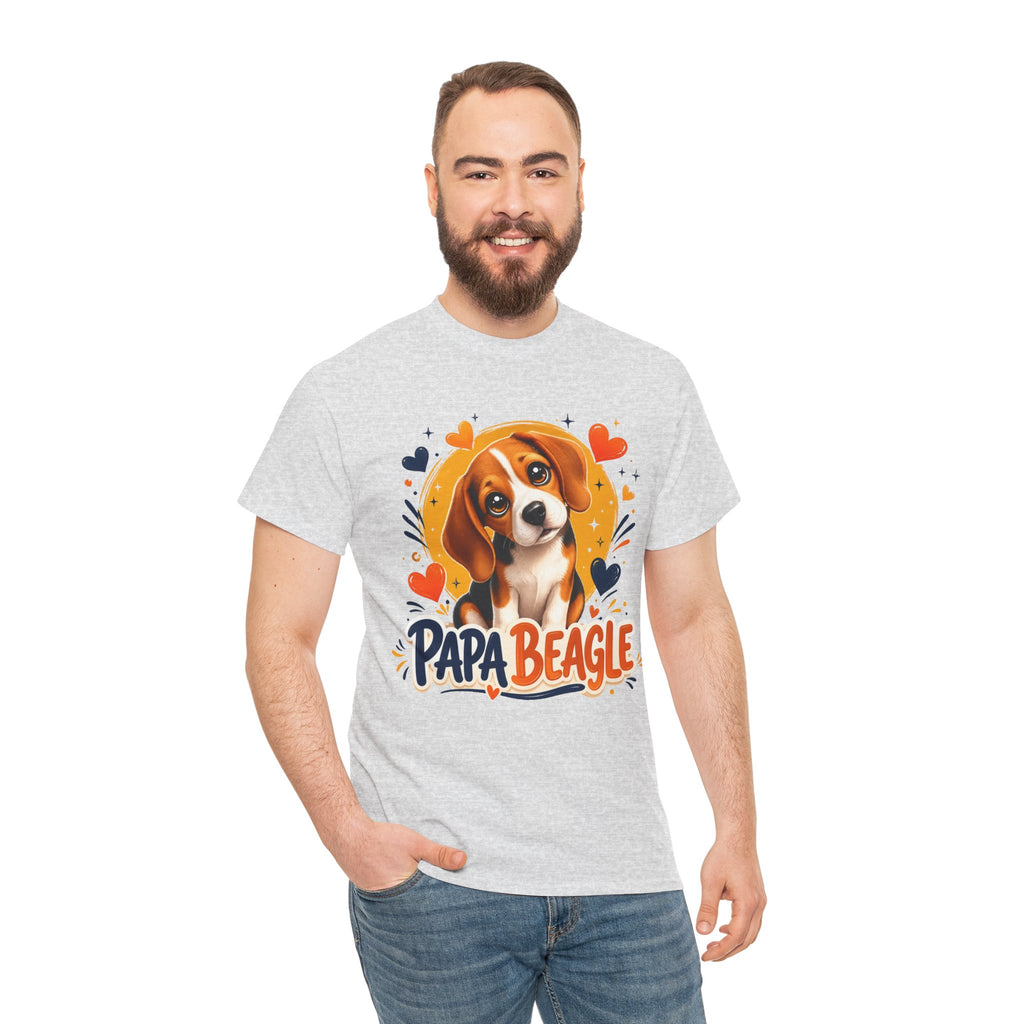T-Shirt Homme Beagle – Papa Beagle Cadeau Fête des Pères