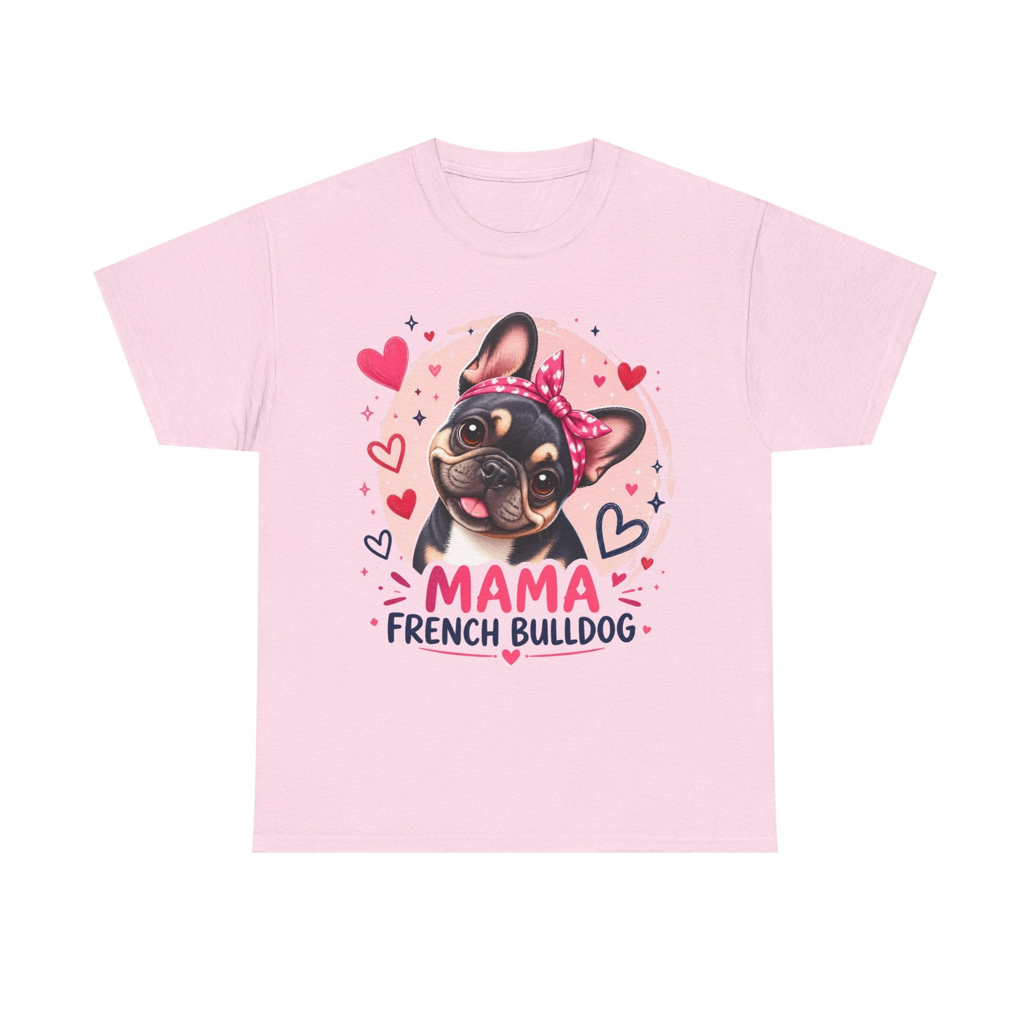 T-Shirt Femme Bouledogue Français – Mama Frenchie Graphique