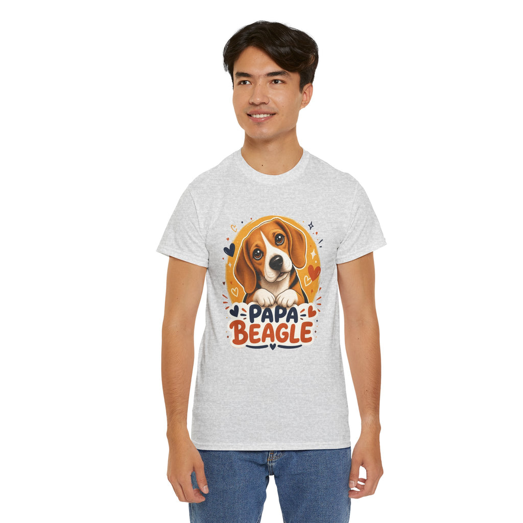 T-Shirt Homme Beagle – Papa Beagle Graphique