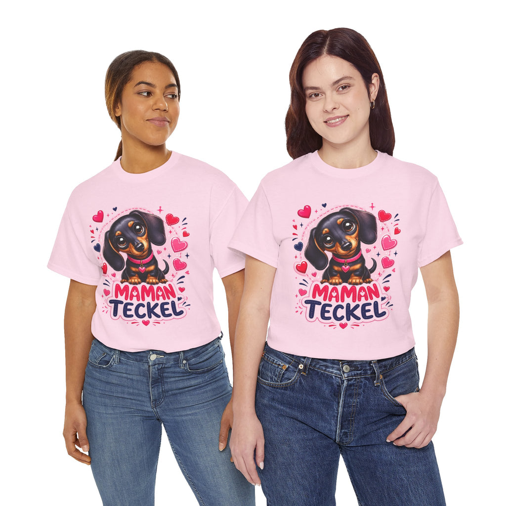 T-Shirt Femme Teckel – Maman Teckel Cadeau