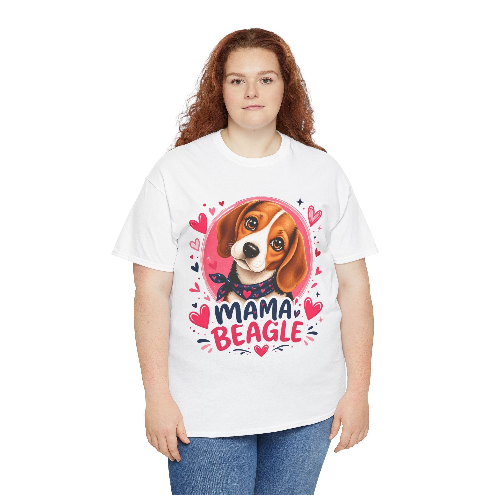 T-Shirt Femme Beagle – Maman Beagle Graphique