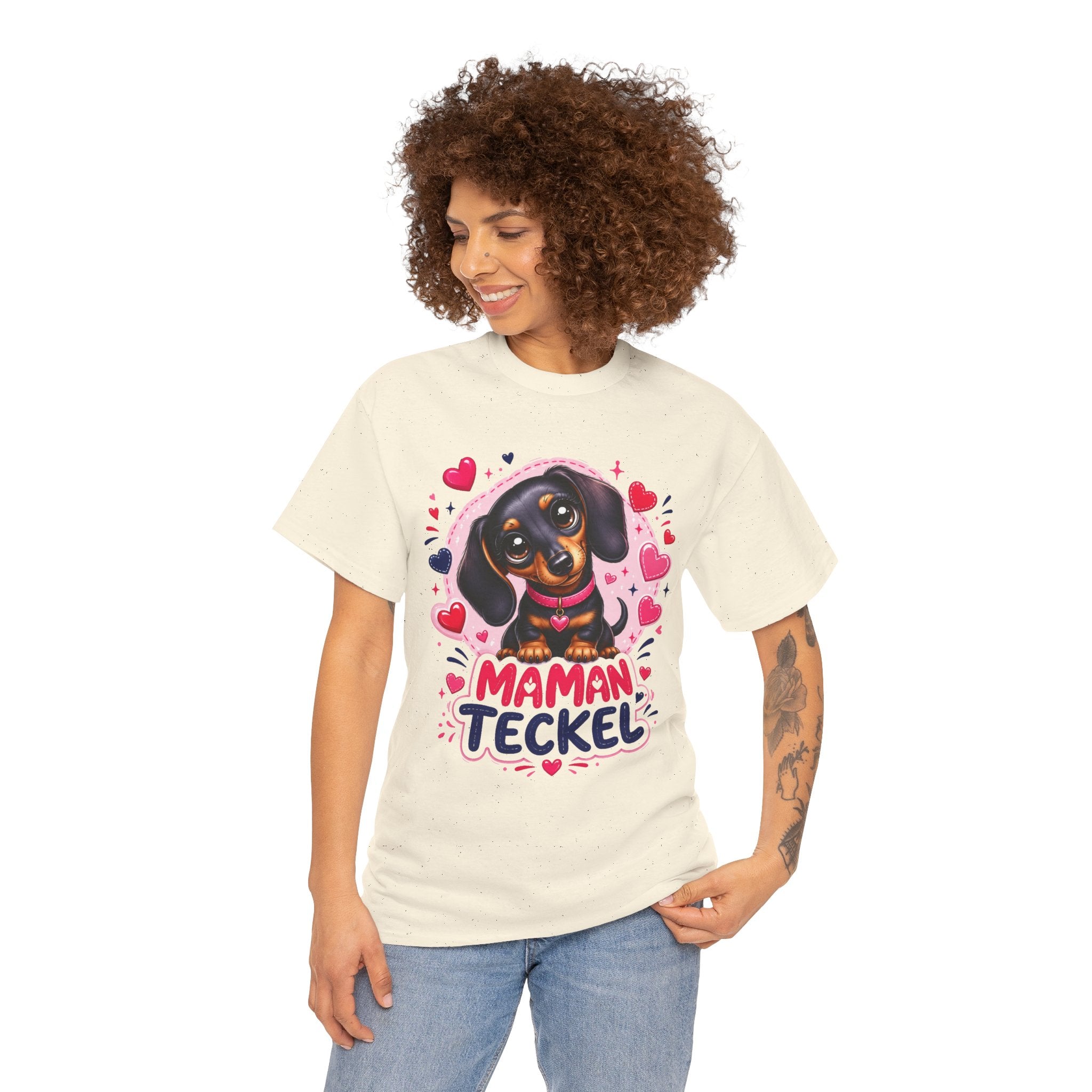 T-Shirt Femme Teckel – Maman Teckel Cadeau