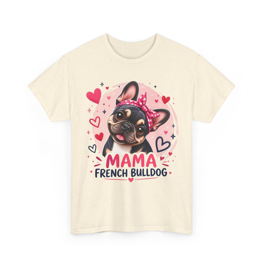 T-Shirt Femme Bouledogue Français – Mama Frenchie Graphique