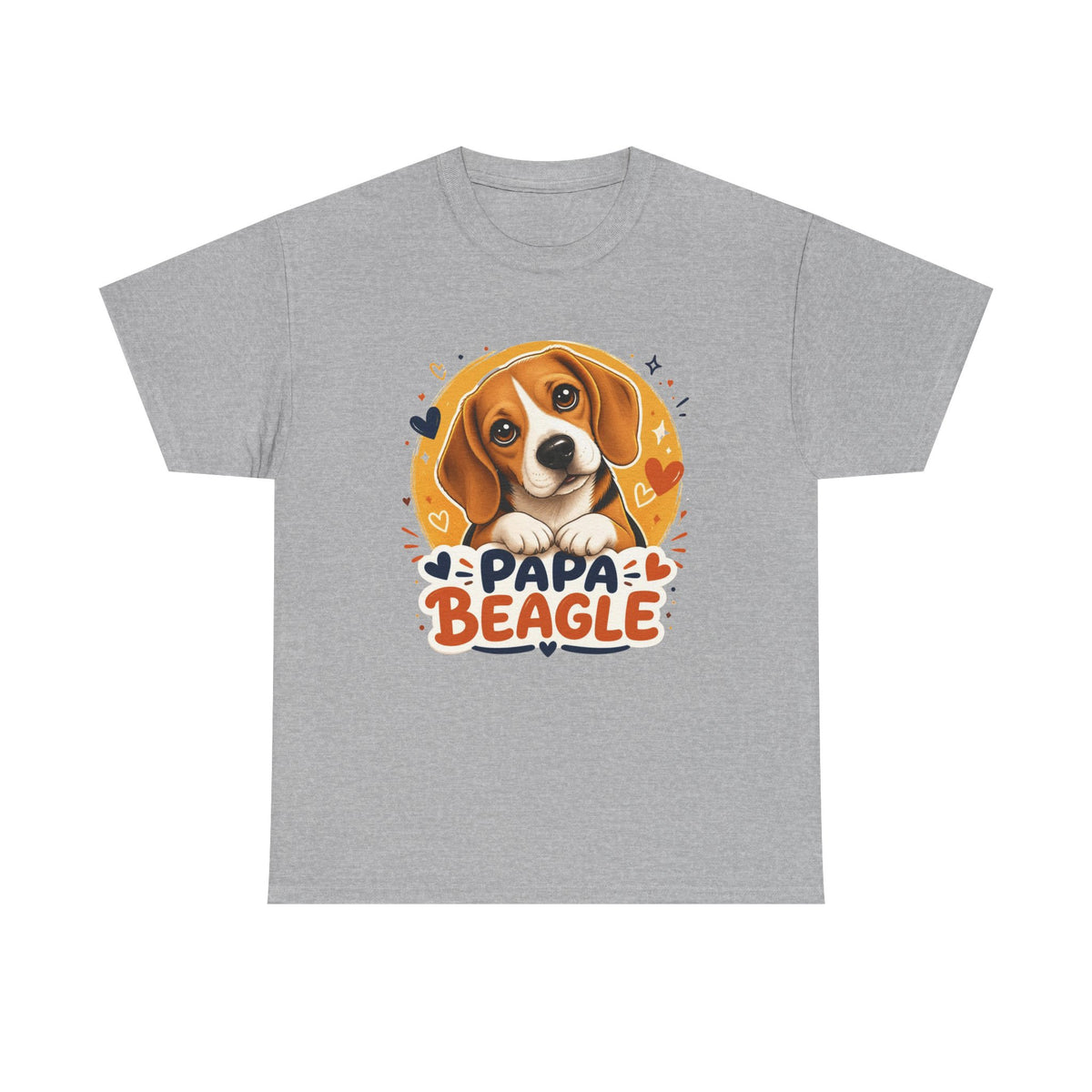 T-Shirt Homme Beagle – Papa Beagle Graphique