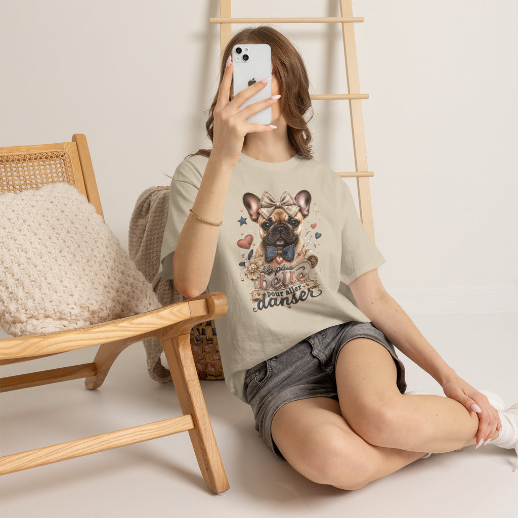 T-Shirt Femme Bouledogue Français – La Plus Belle Pour Danser