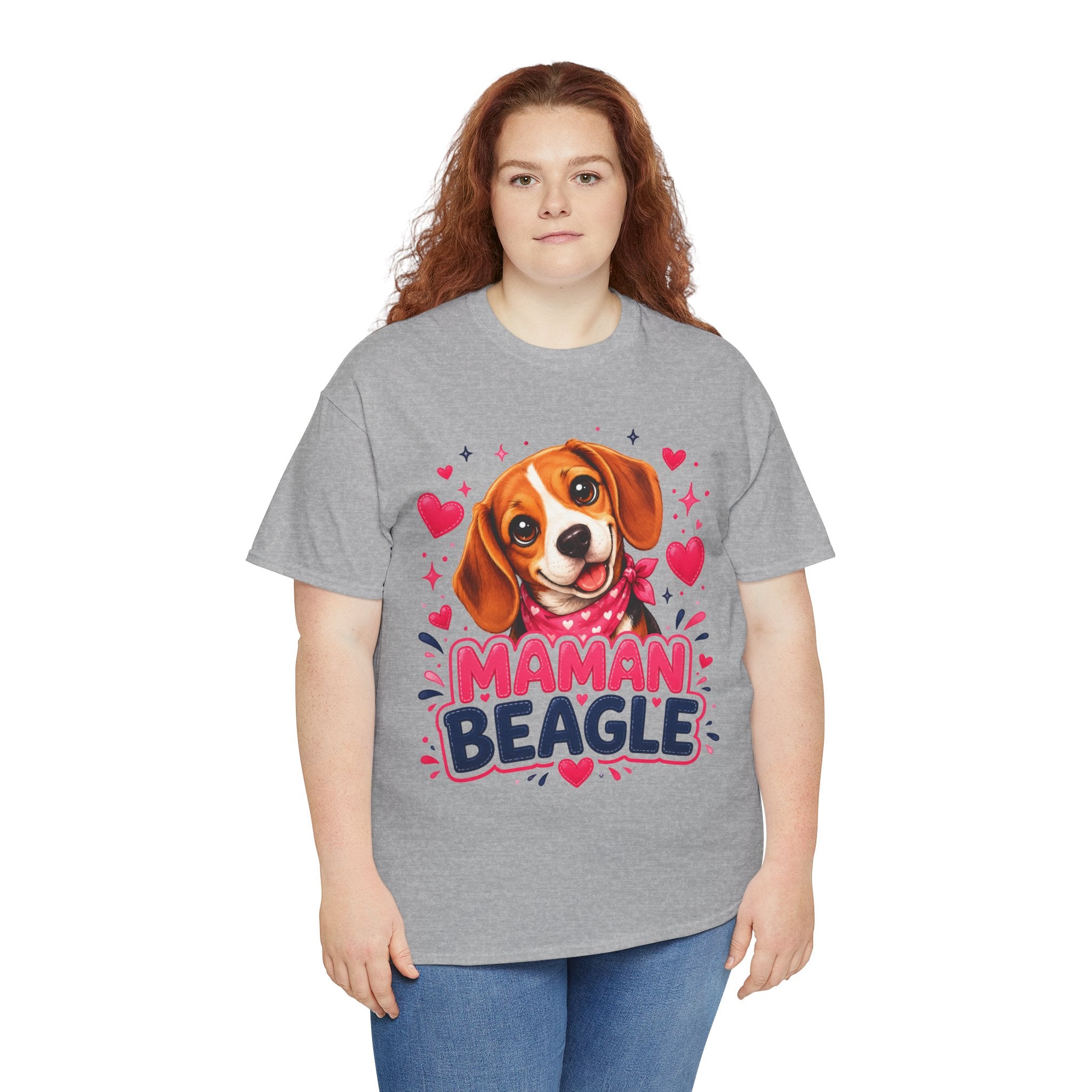T-Shirt Femme Beagle – Maman Beagle Cadeau