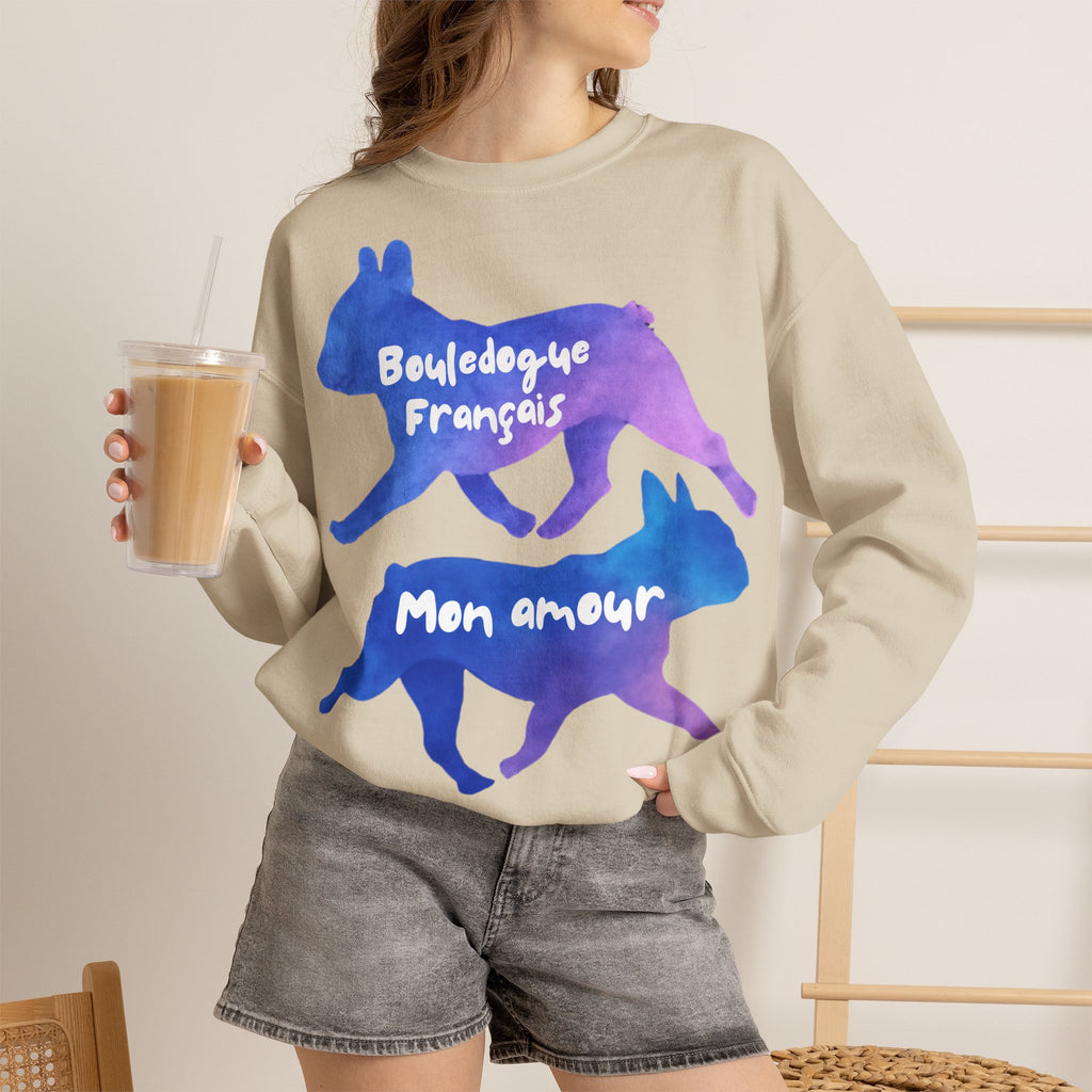 Sweatshirt Bouledogue Français – Bouledogue Français Mon Amour