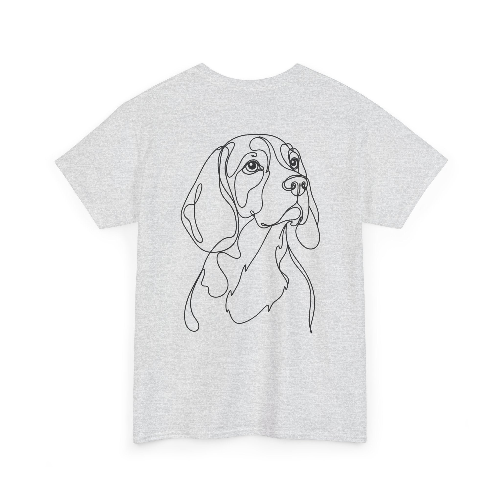 T-Shirt Beagle – Illustration Trait Recto Verso