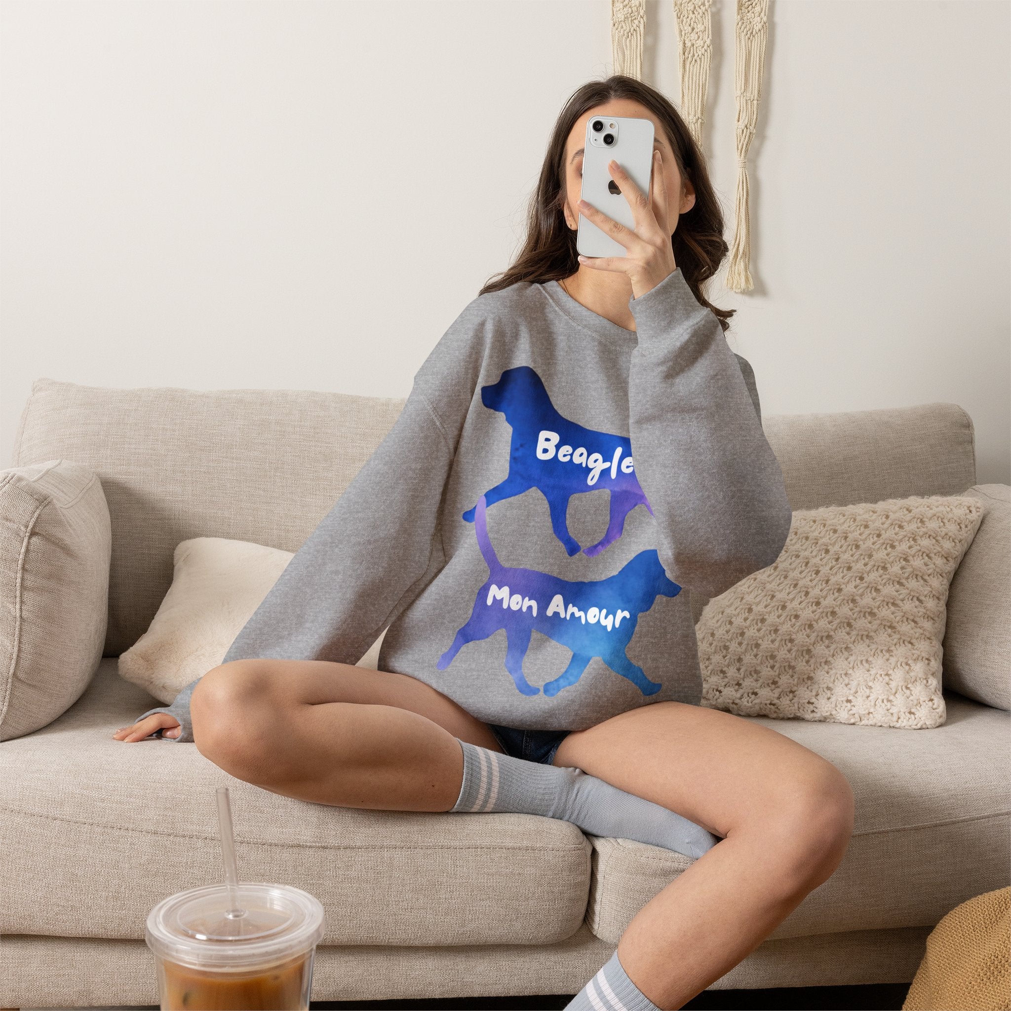 Sweatshirt Beagle – Beagle Mon Amour Cadeau Amoureux Chien