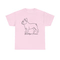 T-Shirt Bouledogue Français – Illustration Trait Recto Verso