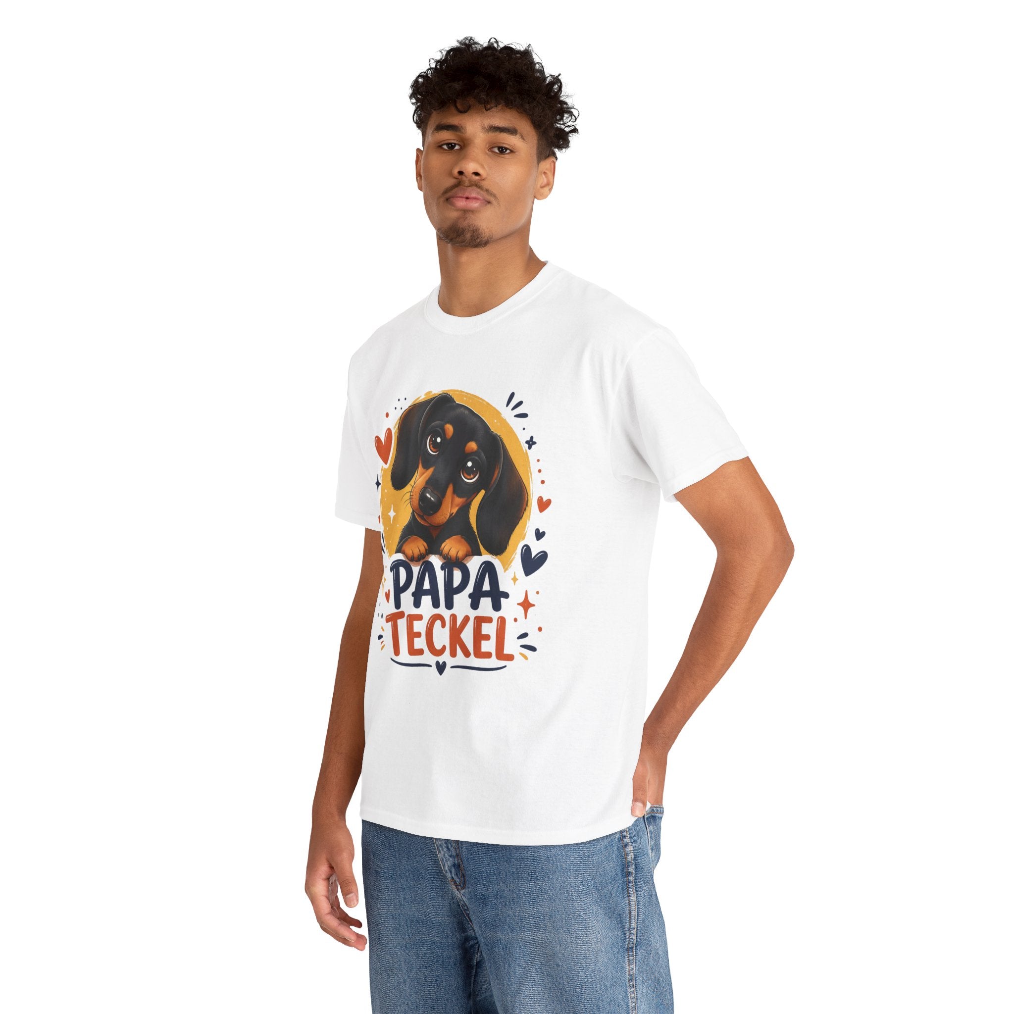 T-Shirt Homme Teckel – Papa Teckel Graphique