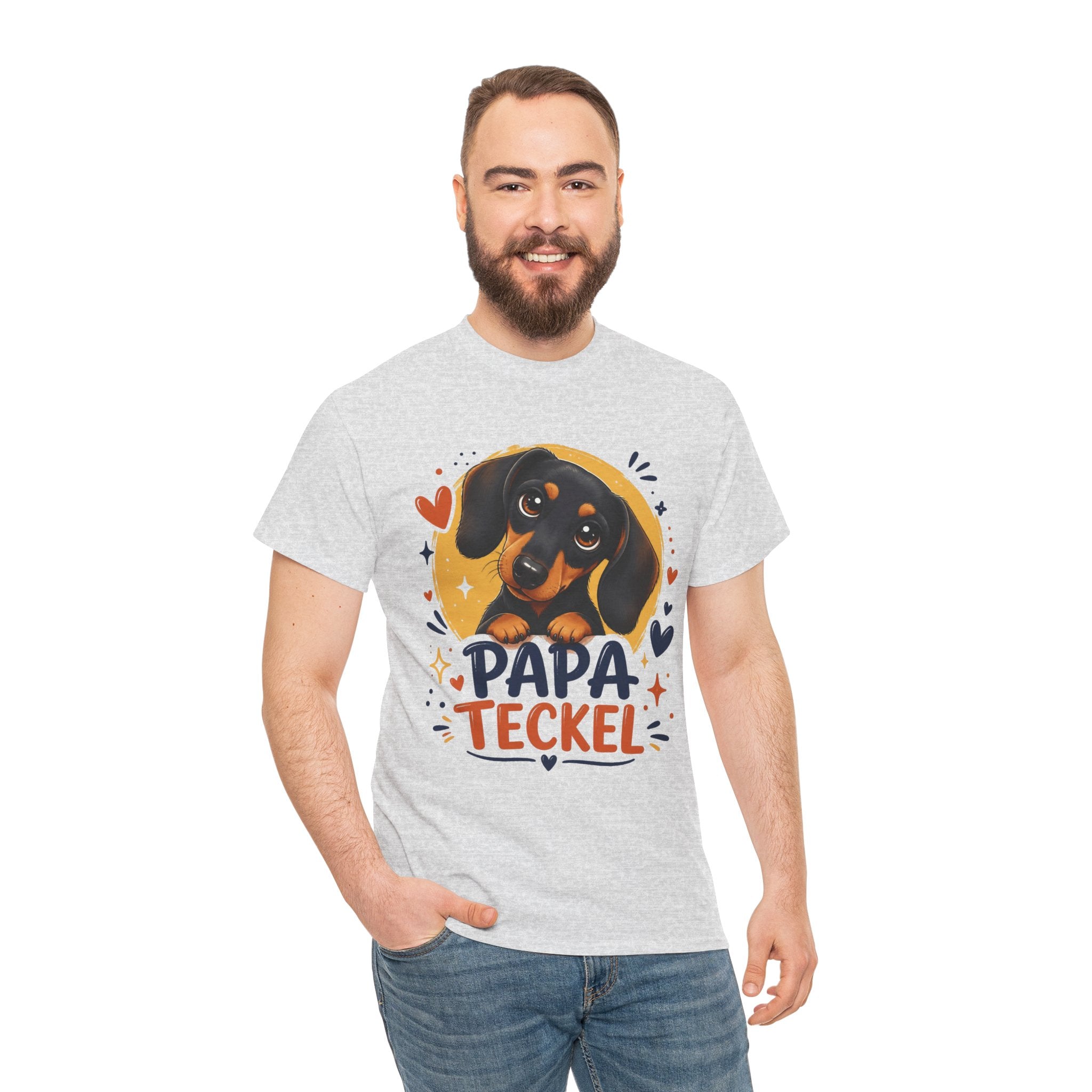 T-Shirt Homme Teckel – Papa Teckel Graphique