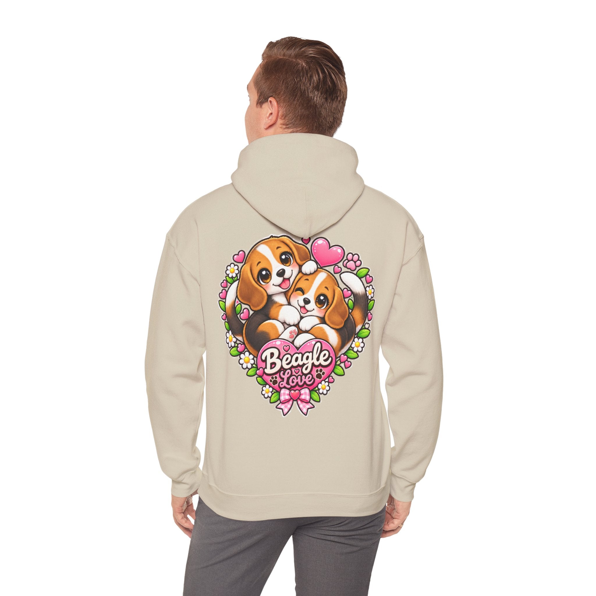 Sweatshirt à Capuche Beagle – Beagle Love Recto Verso