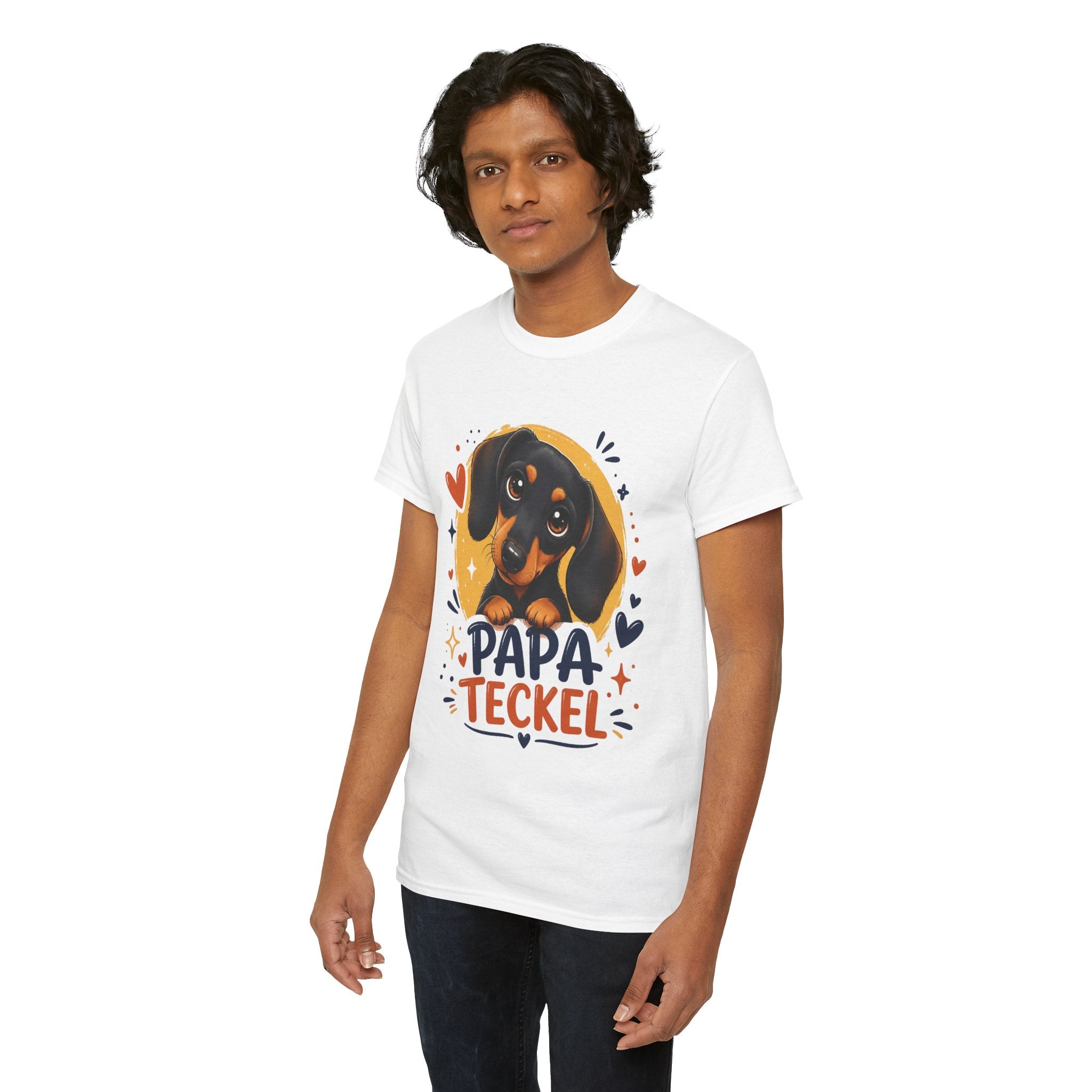 T-Shirt Homme Teckel – Papa Teckel Graphique
