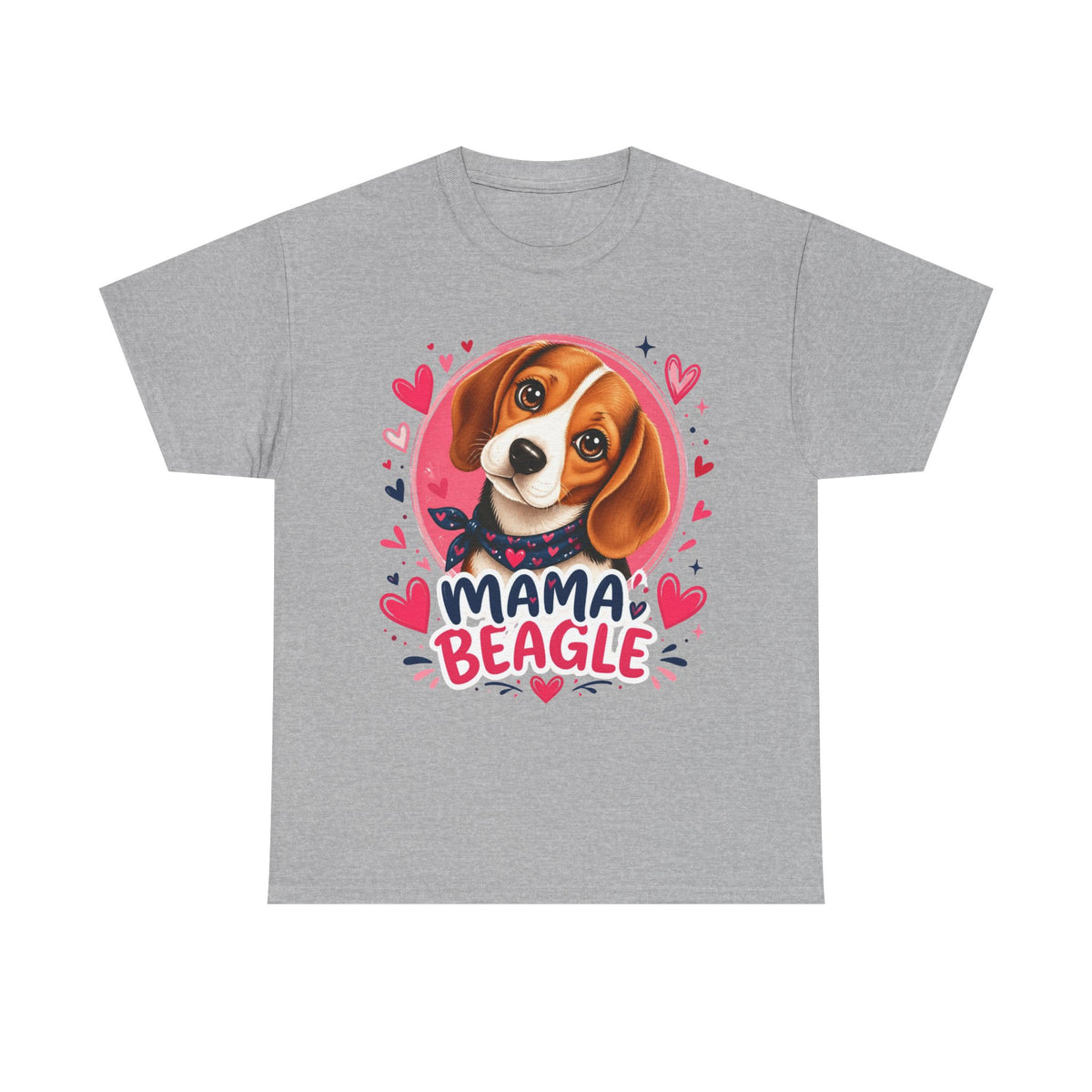 T-Shirt Femme Beagle – Maman Beagle Graphique