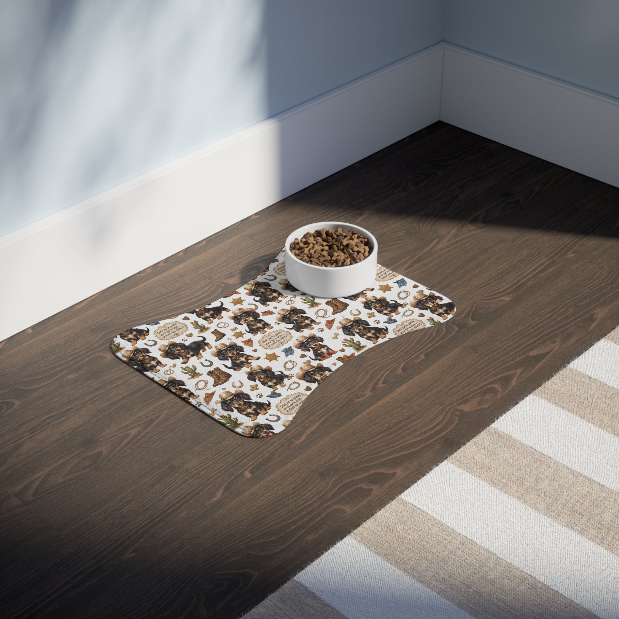 Tapis nourriture Teckel - Teckel Cowboy